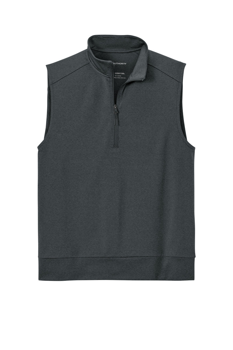 Port Authority C-FREE Double Knit 1/4-Zip Vest - Grey Steel Heather