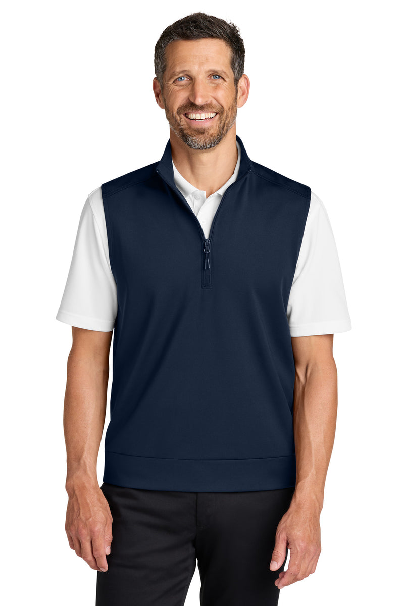 Port Authority C-FREE Double Knit 1/4-Zip Vest - True Navy