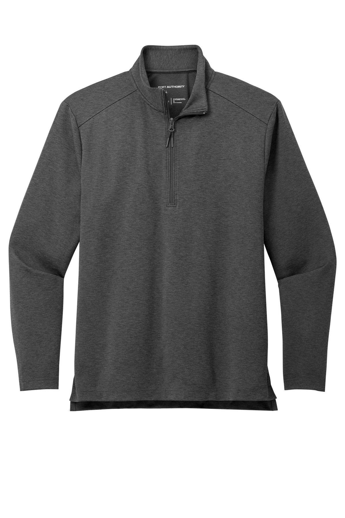 Port Authority C-FREE Double Knit 1/4-Zip - Grey Steel Heather