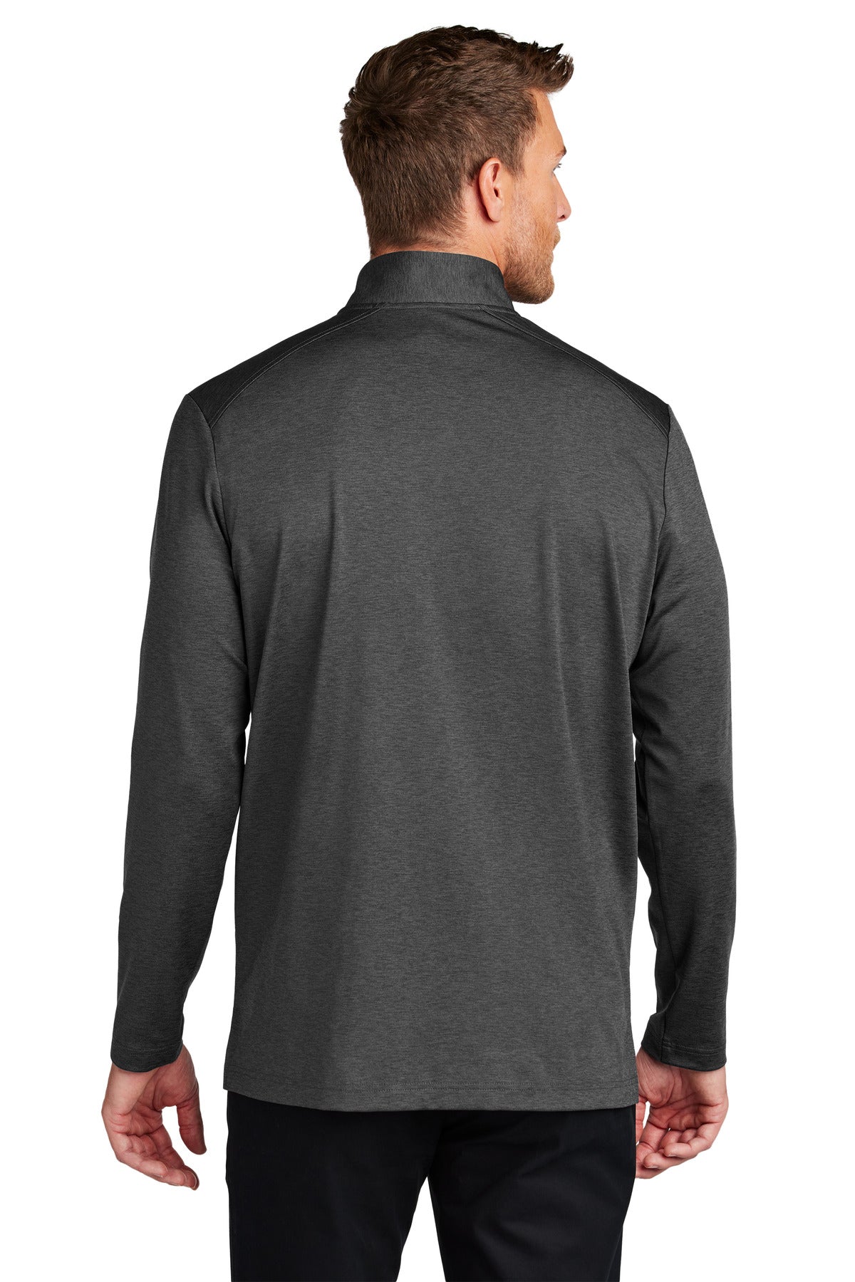 Port Authority C-FREE Double Knit 1/4-Zip - Grey Steel Heather
