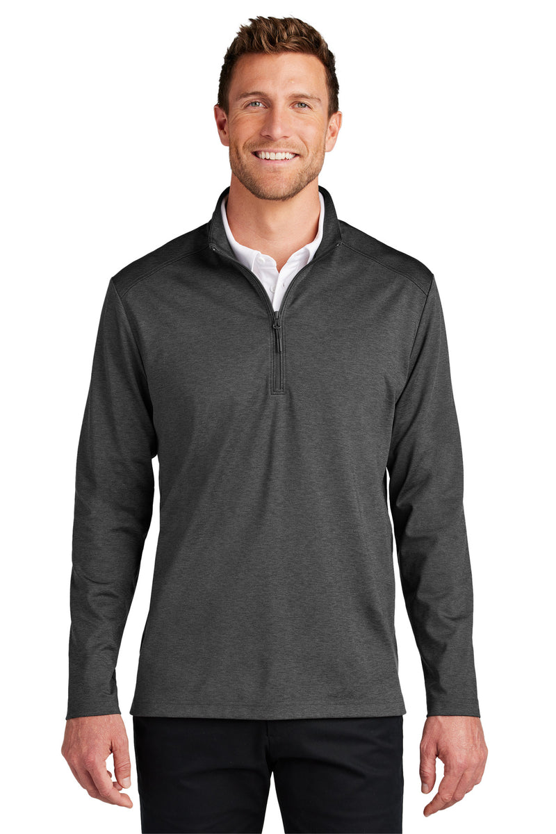 Port Authority C-FREE Double Knit 1/4-Zip - Grey Steel Heather