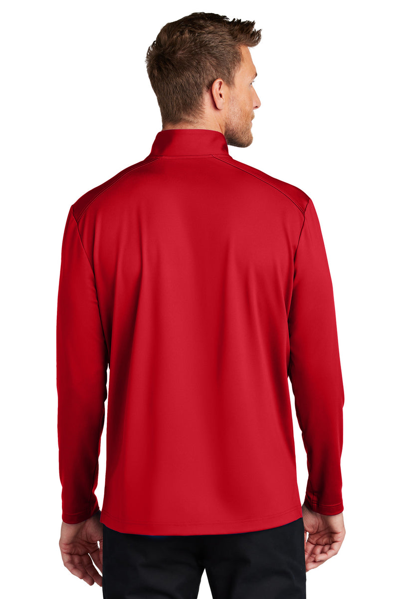Port Authority C-FREE Double Knit 1/4-Zip - Rich Red