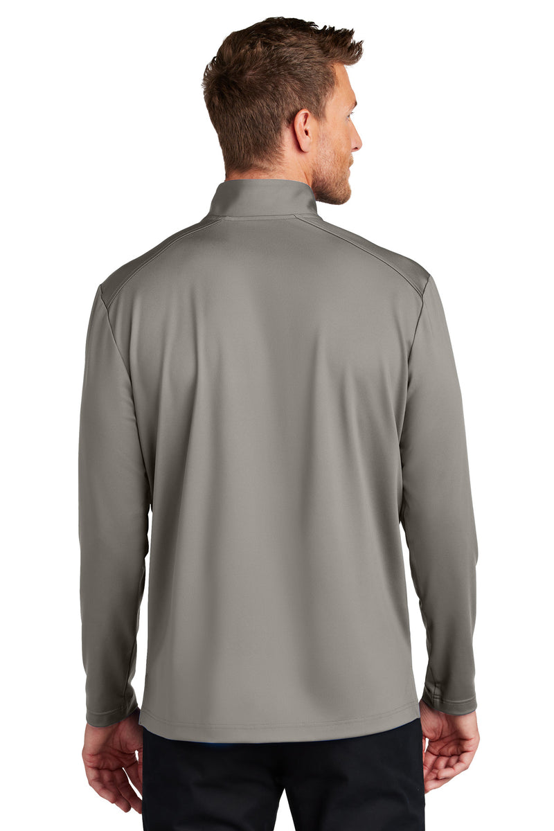 Port Authority C-FREE Double Knit 1/4-Zip - Smoke Grey