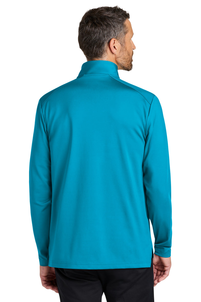 Port Authority C-FREE Double Knit 1/4-Zip - Parcel Blue
