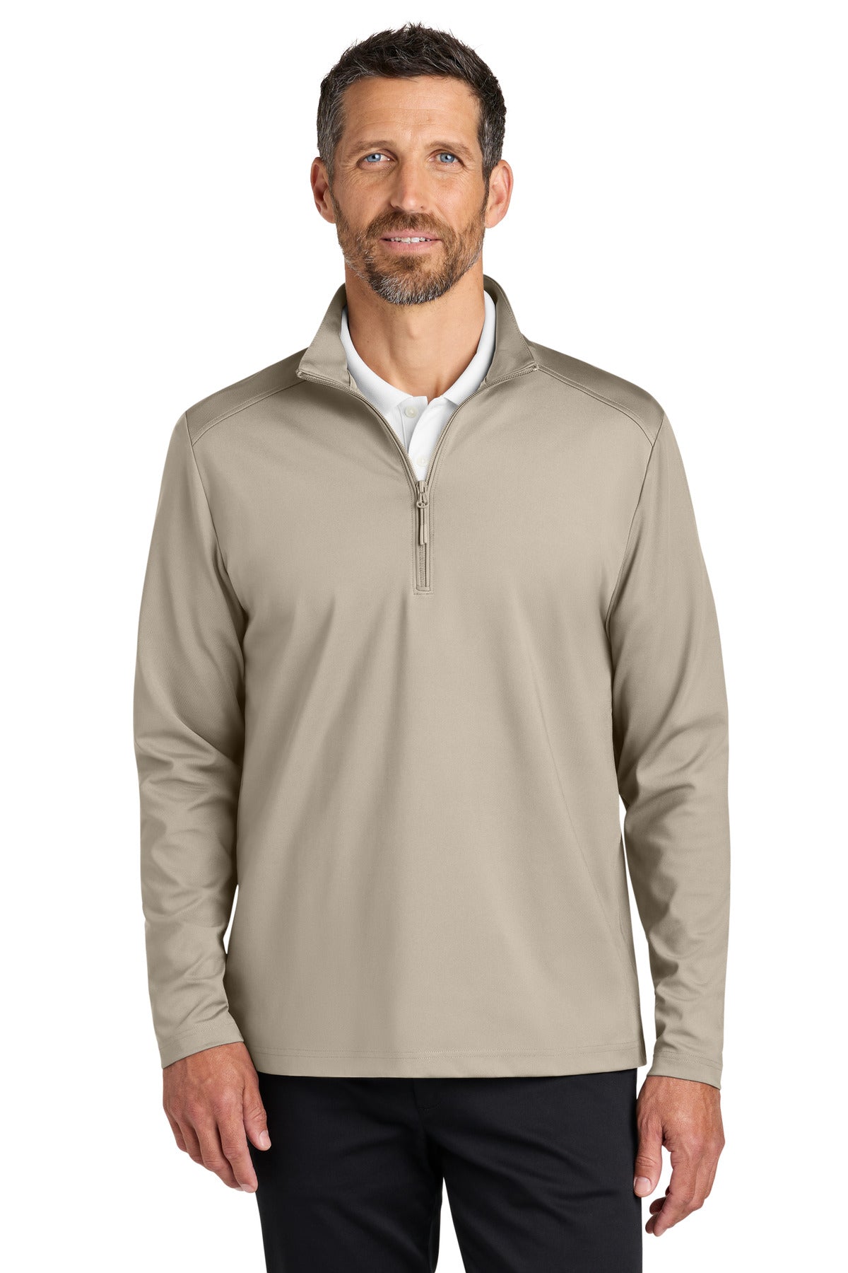 Port Authority C-FREE Double Knit 1/4-Zip - Sahara