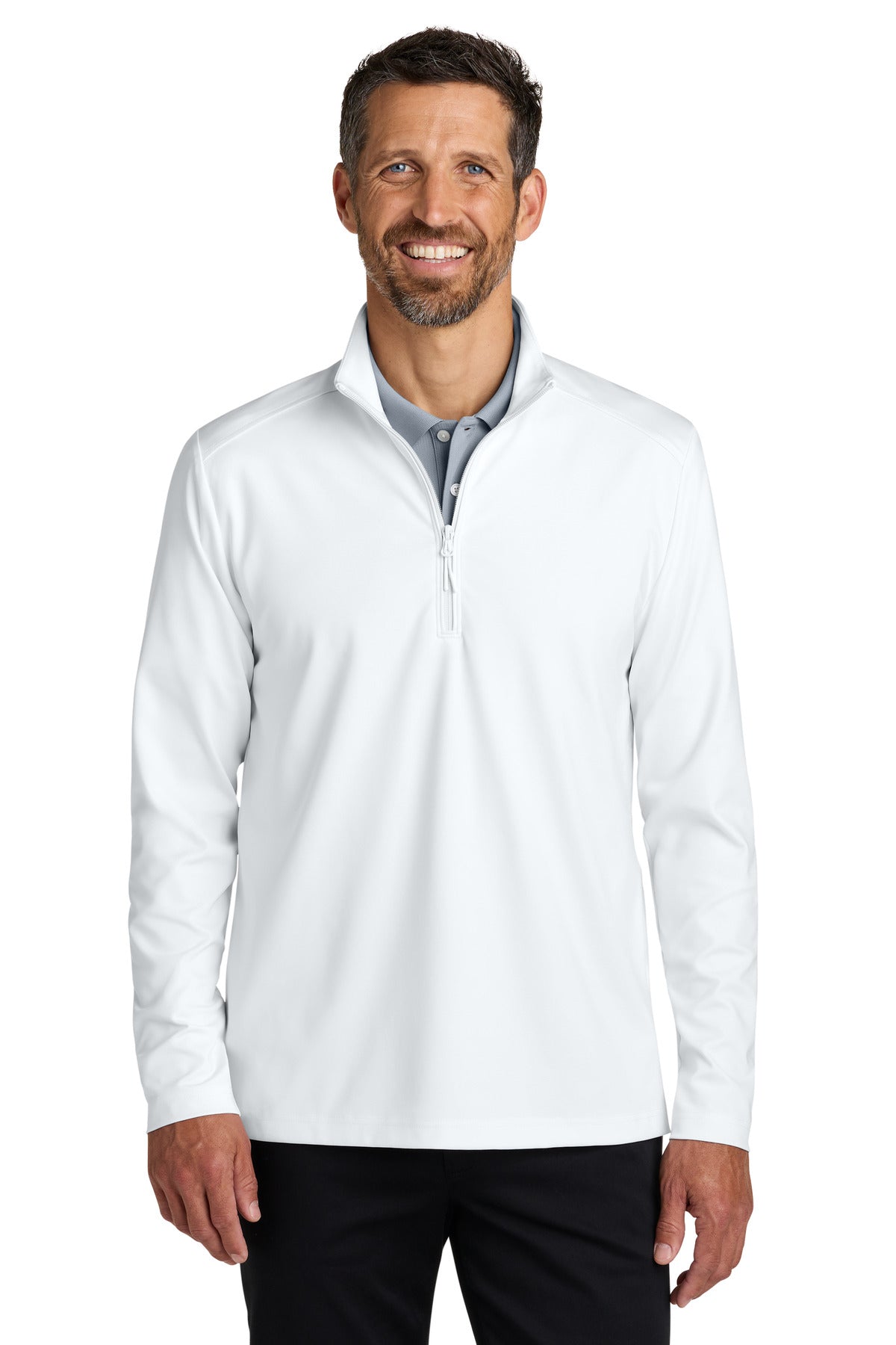 Port Authority C-FREE Double Knit 1/4-Zip - White