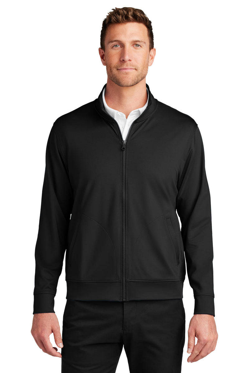 Port Authority C-FREE Double Knit Full-Zip - Deep Black