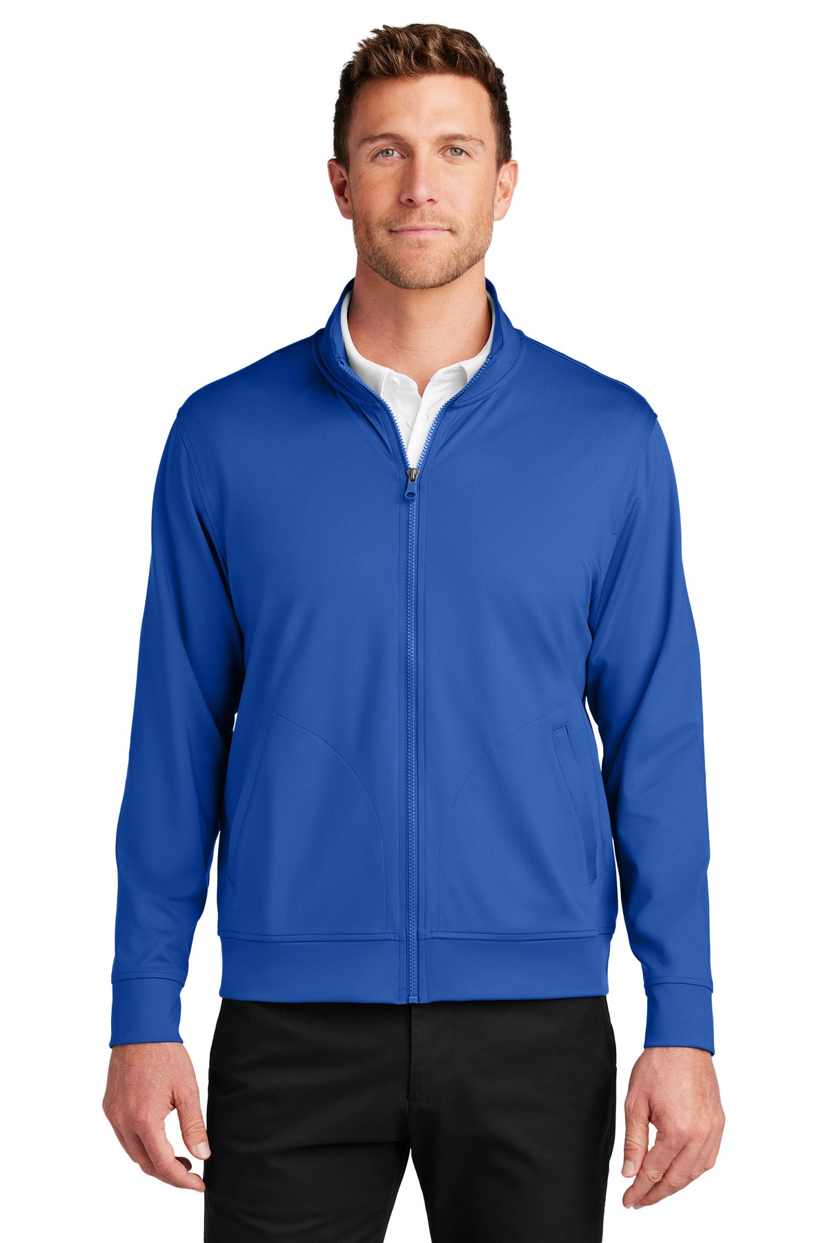 Port Authority C-FREE Double Knit Full-Zip - True Royal