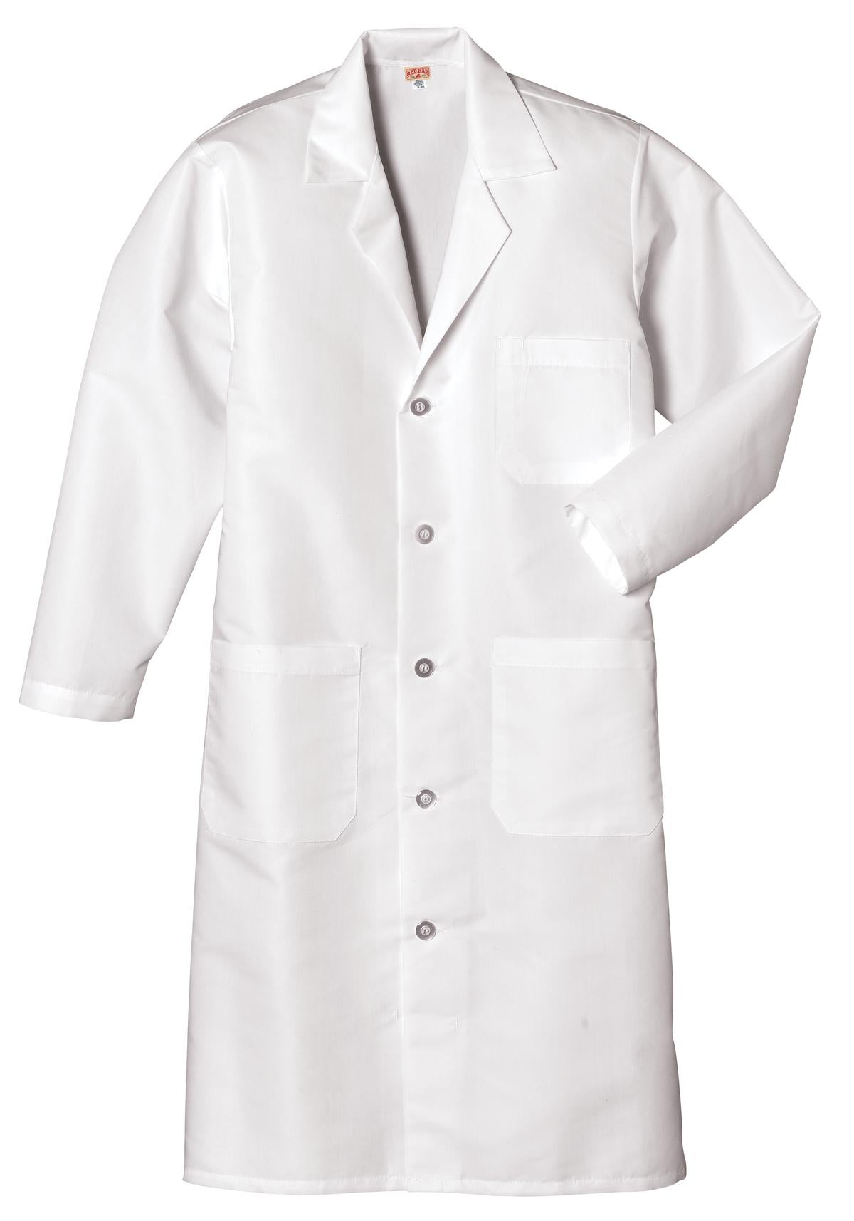Red Kap Lab Coat - White