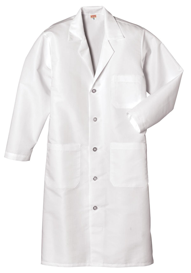 Red Kap Lab Coat - White