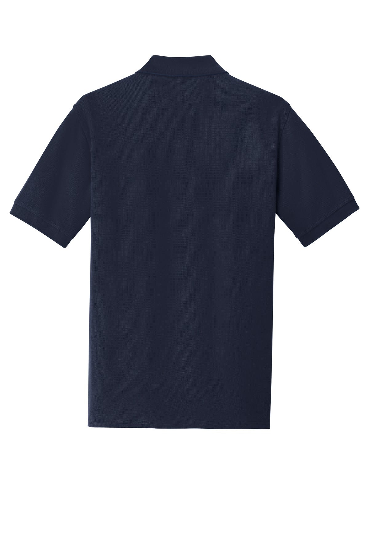 Port & Co Combed Ring Spun Pique Polo - Deep Navy