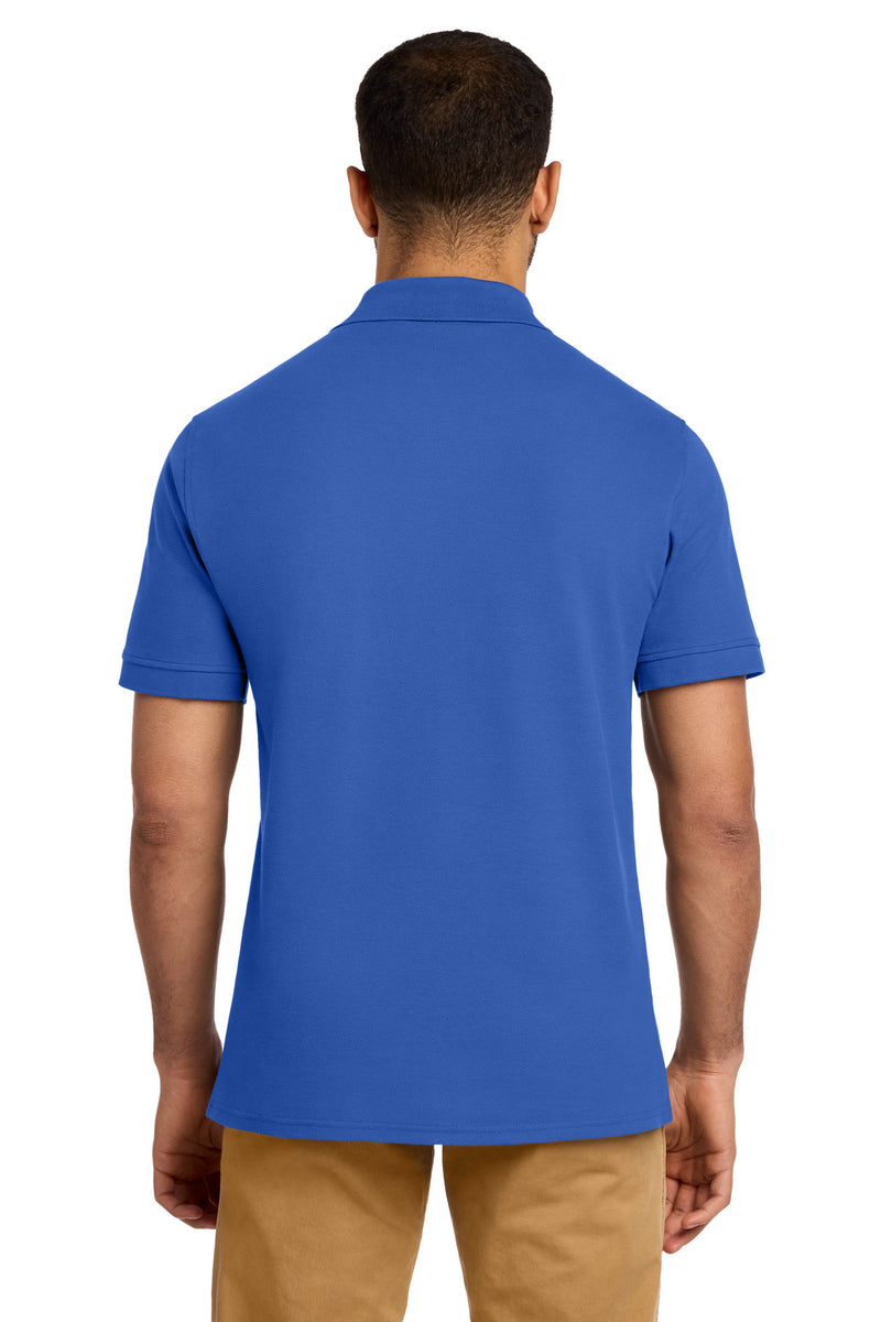 Port & Co Combed Ring Spun Pique Polo - Royal