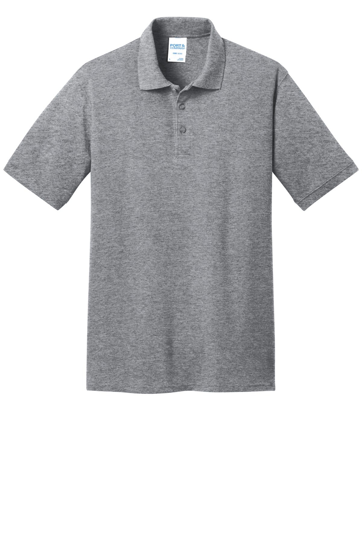 Port & Co Core Blend Pique Polo - Athletic Heather