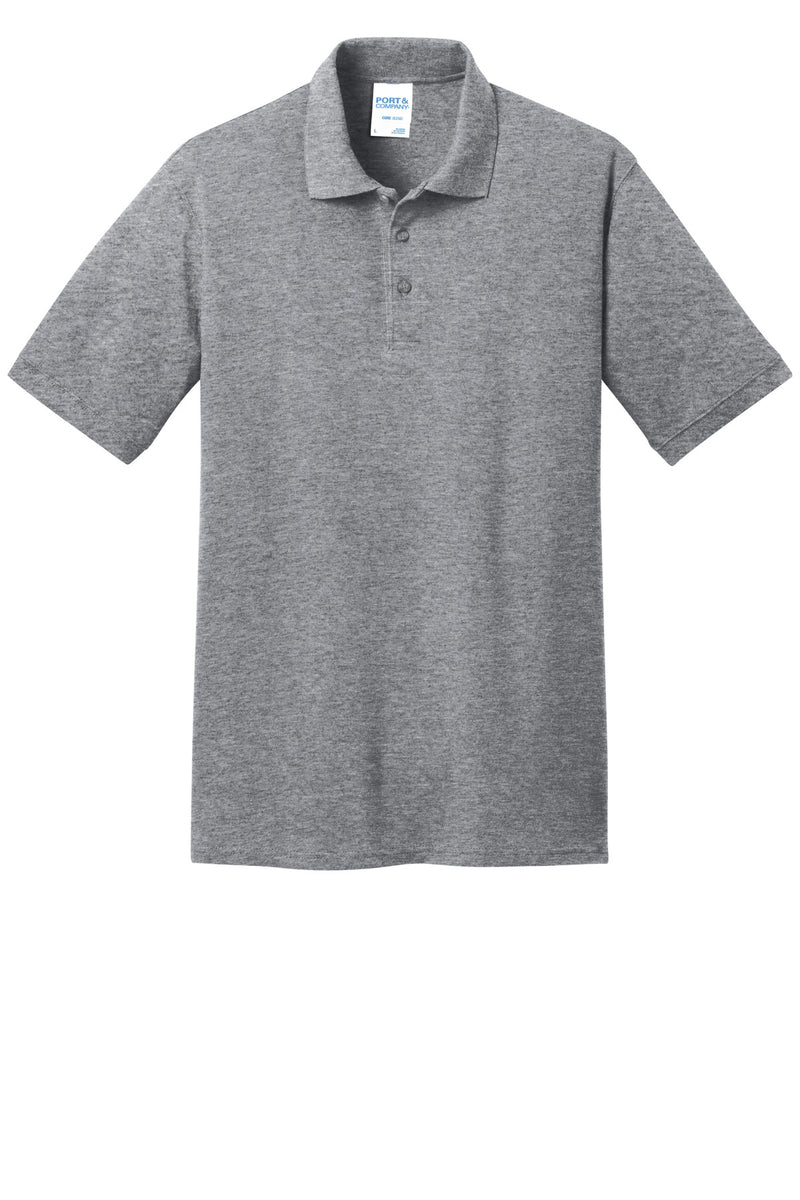 Port & Co Core Blend Pique Polo - Athletic Heather