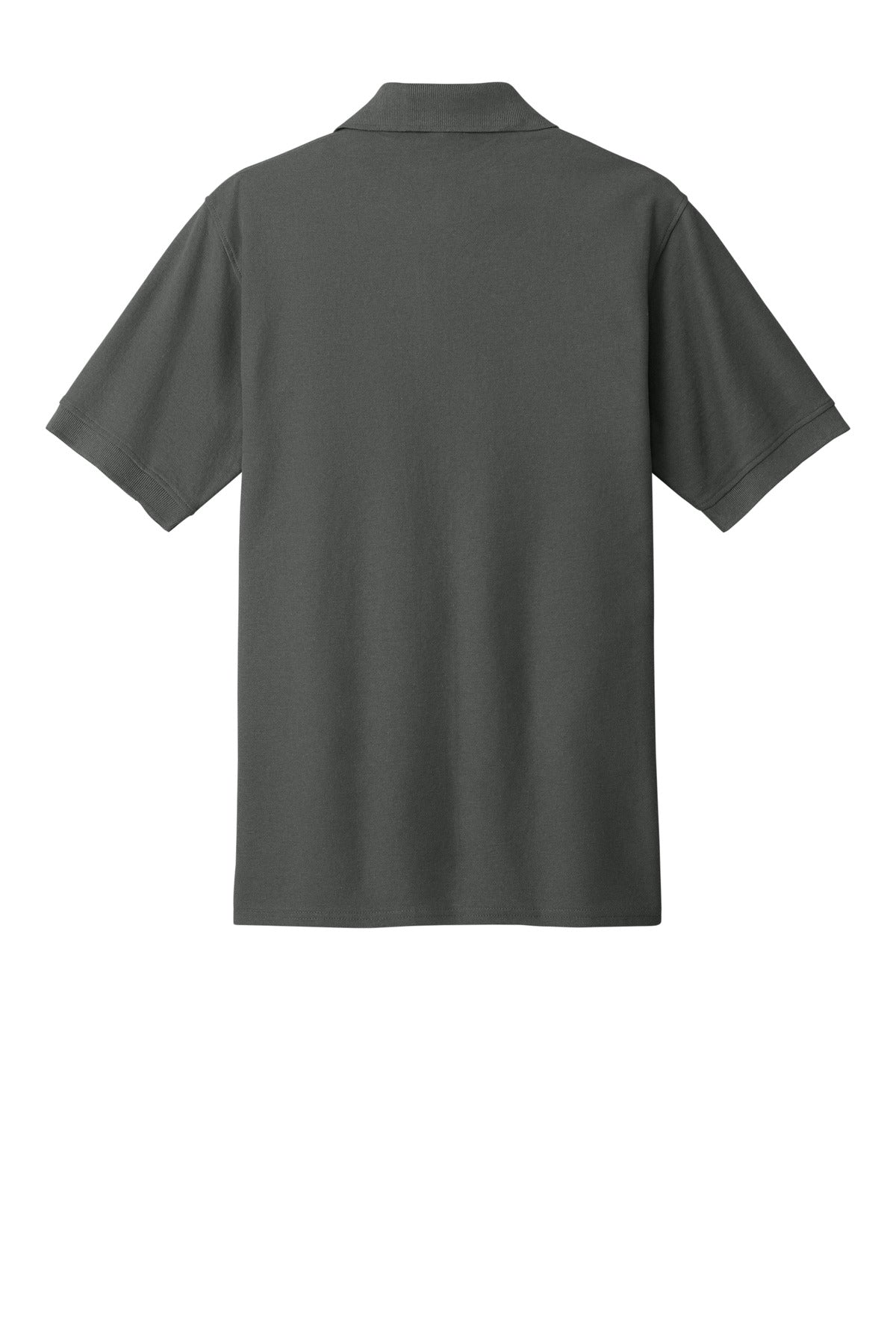 Port & Co Core Blend Pique Polo - Charcoal