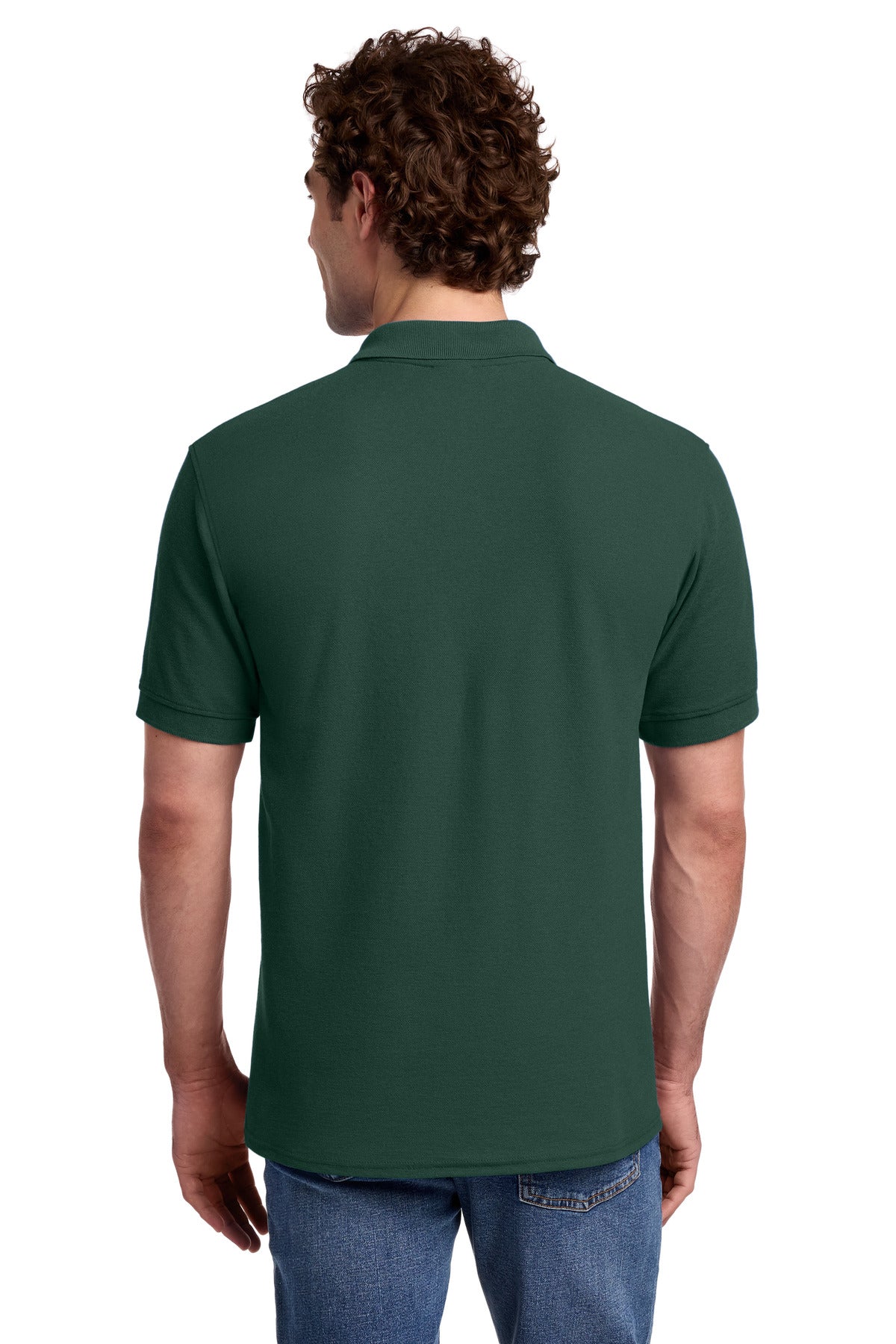 Port & Co Core Blend Pique Polo - Dark Green