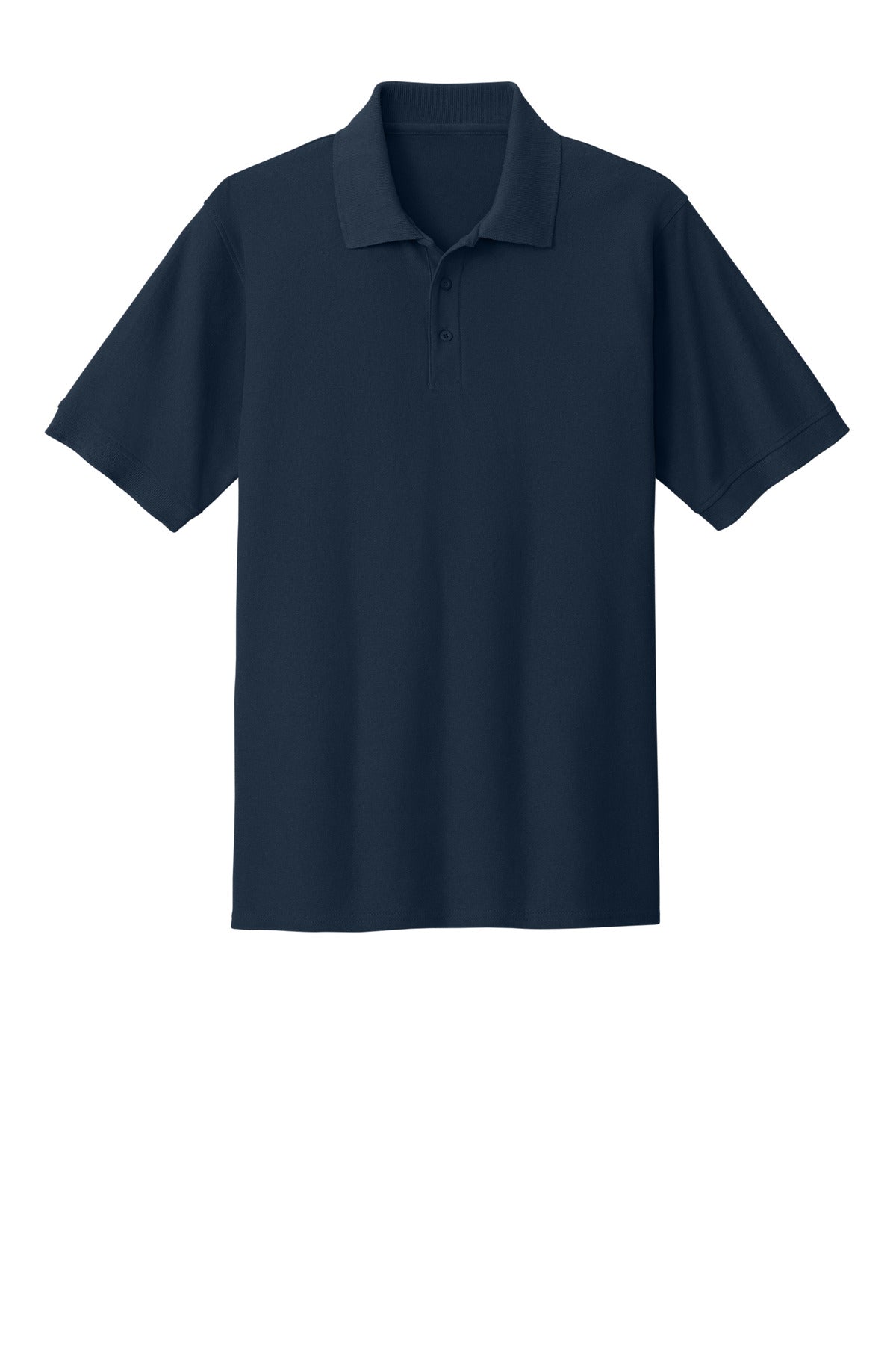 Port & Co Core Blend Pique Polo - Deep Navy