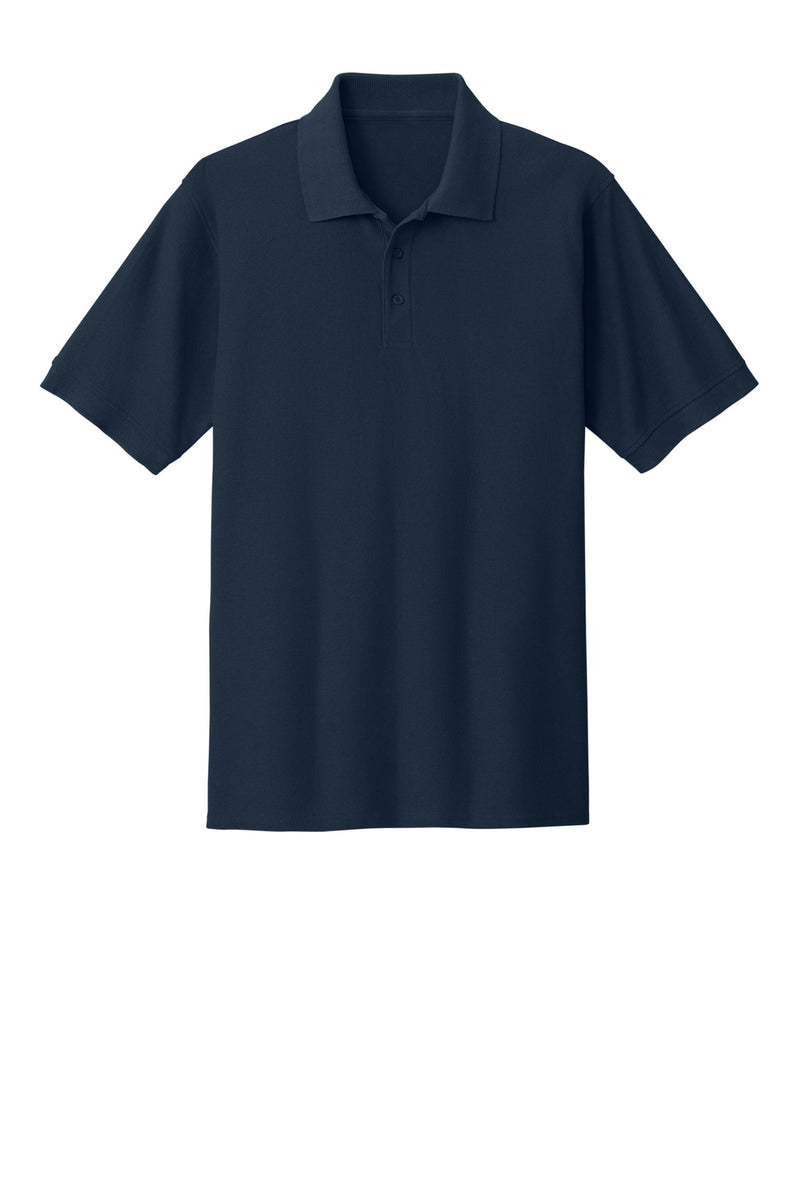 Port & Co Core Blend Pique Polo - Deep Navy