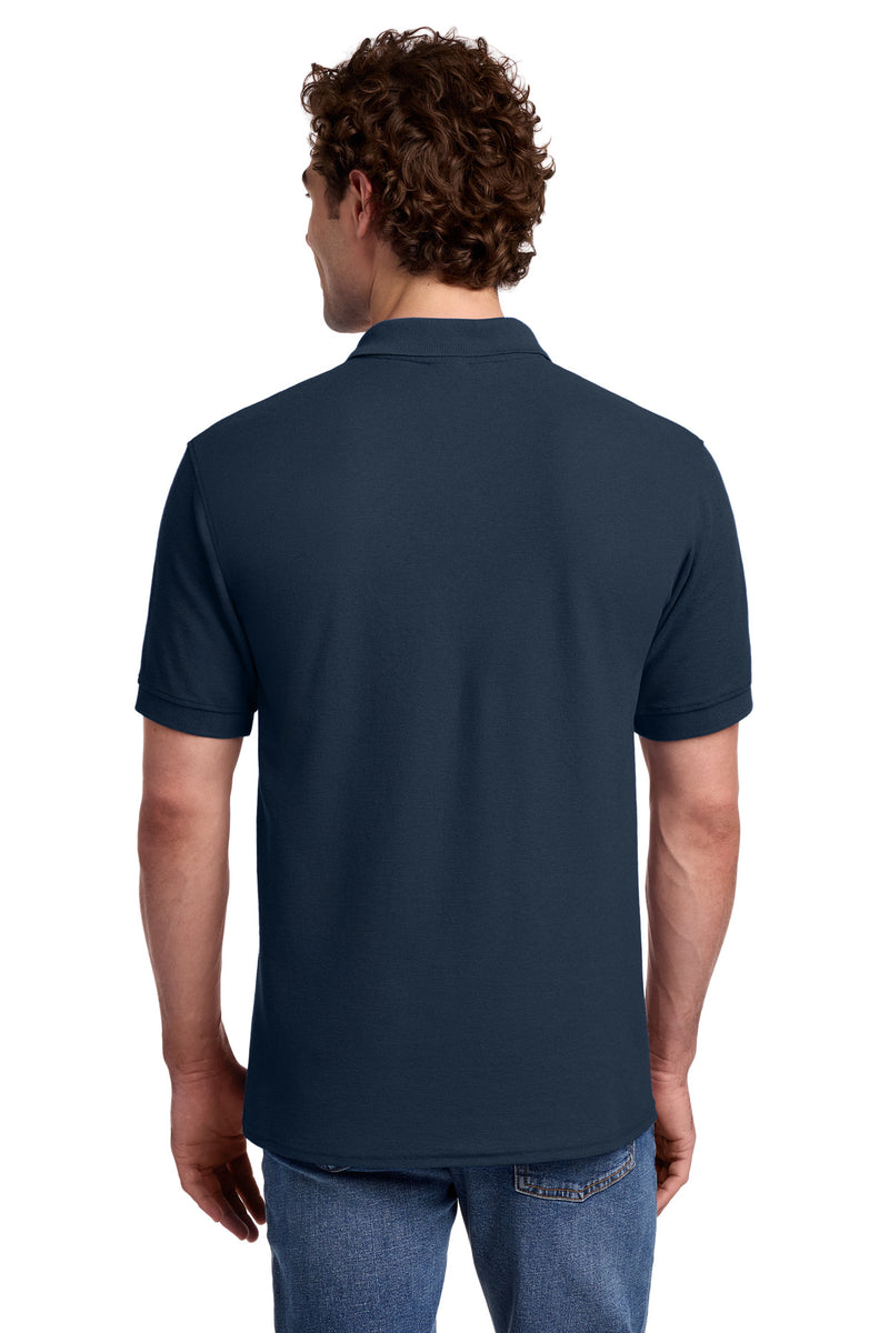 Port & Co Core Blend Pique Polo - Deep Navy