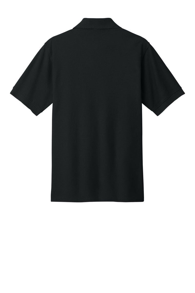 Port & Co Core Blend Pique Polo - Jet Black