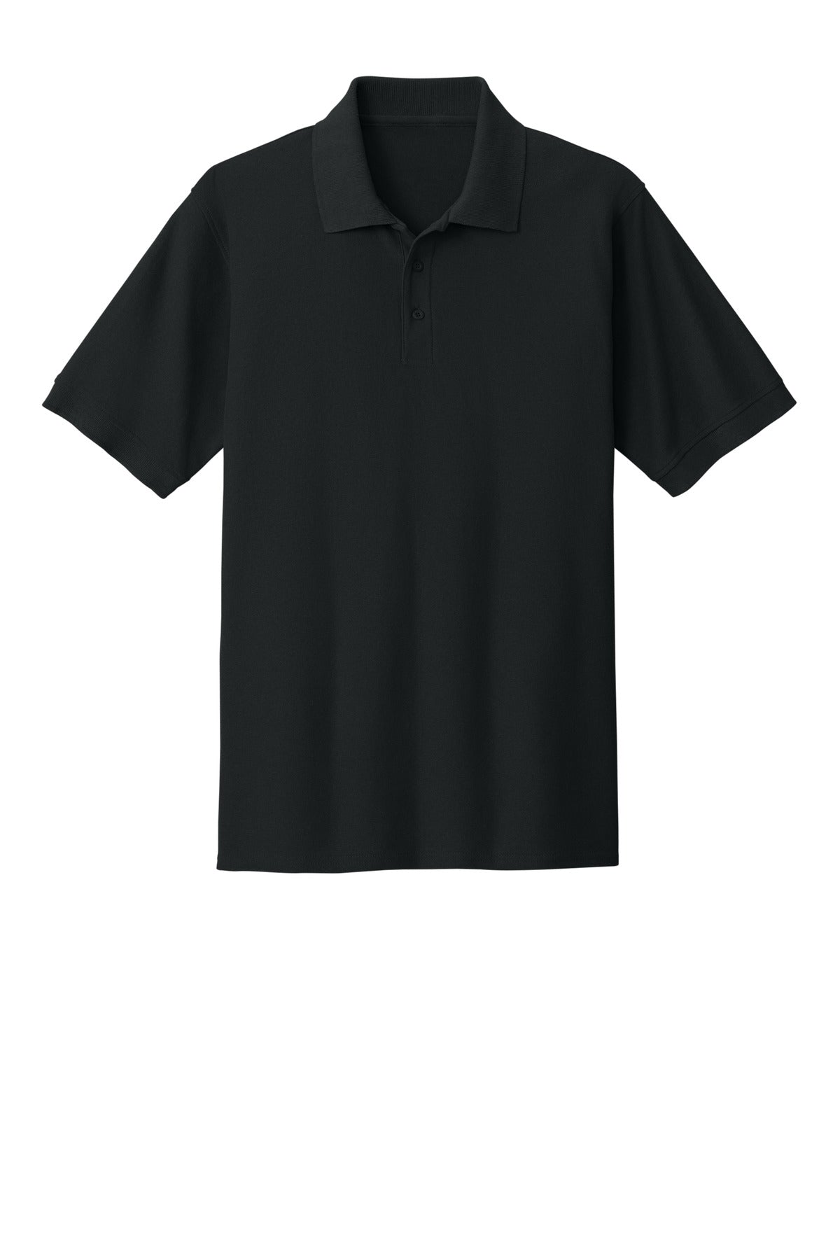 Port & Co Core Blend Pique Polo - Jet Black