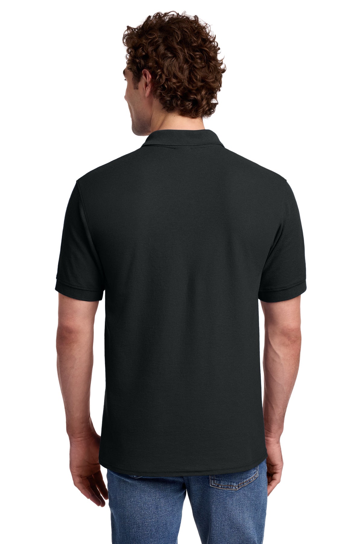 Port & Co Core Blend Pique Polo - Jet Black