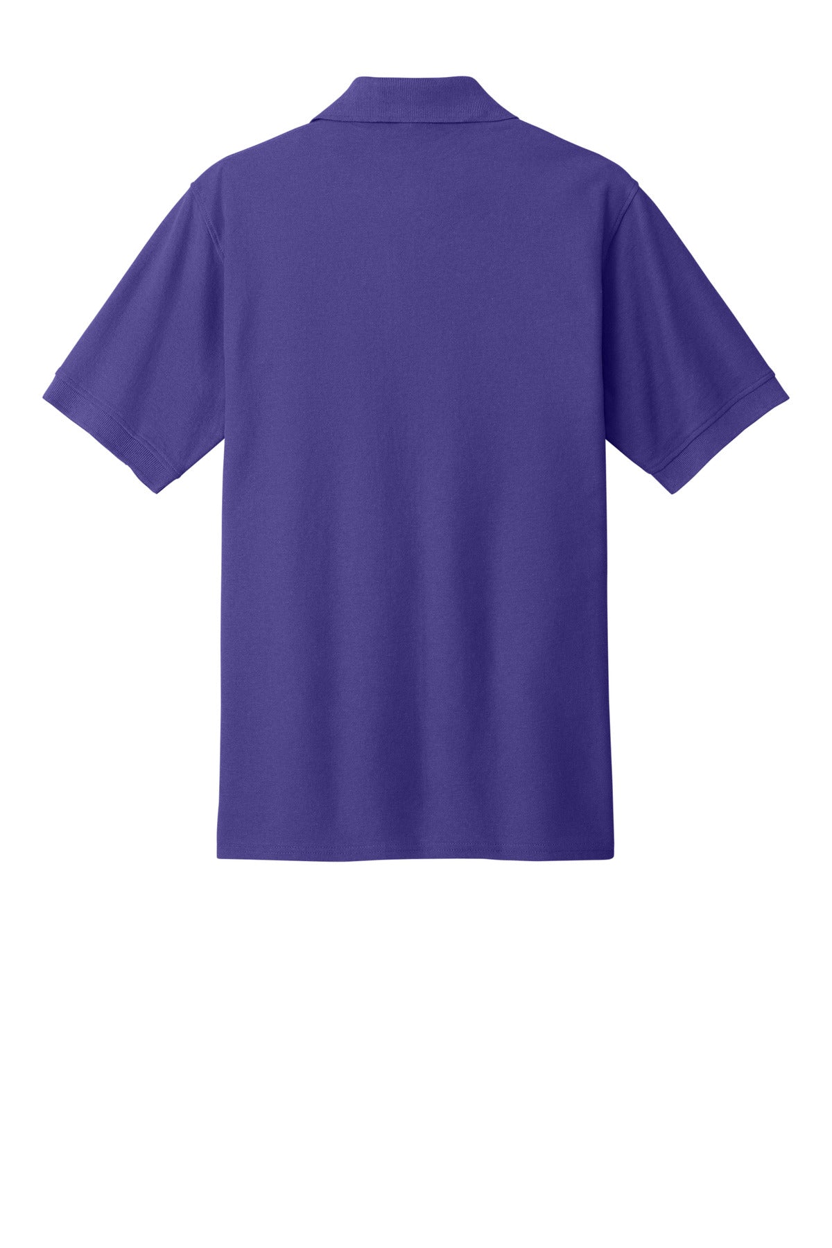 Port & Co Core Blend Pique Polo - Purple
