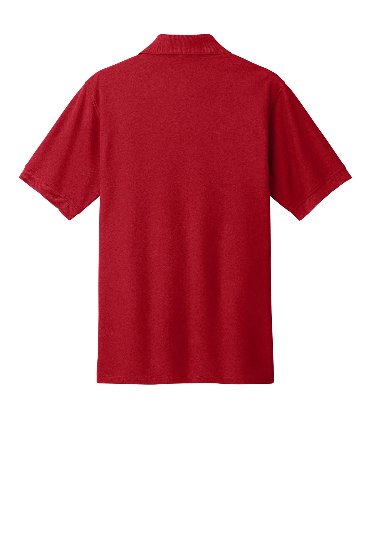 Port & Co Core Blend Pique Polo - Red