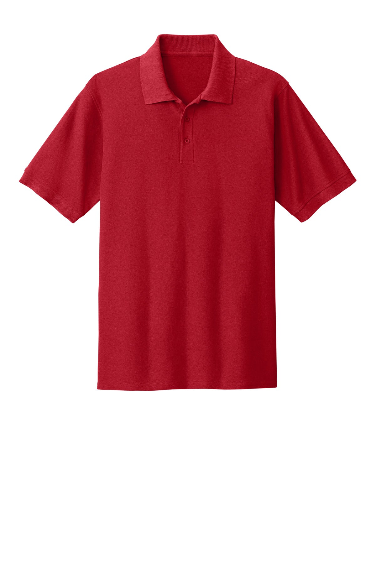 Port & Co Core Blend Pique Polo - Red
