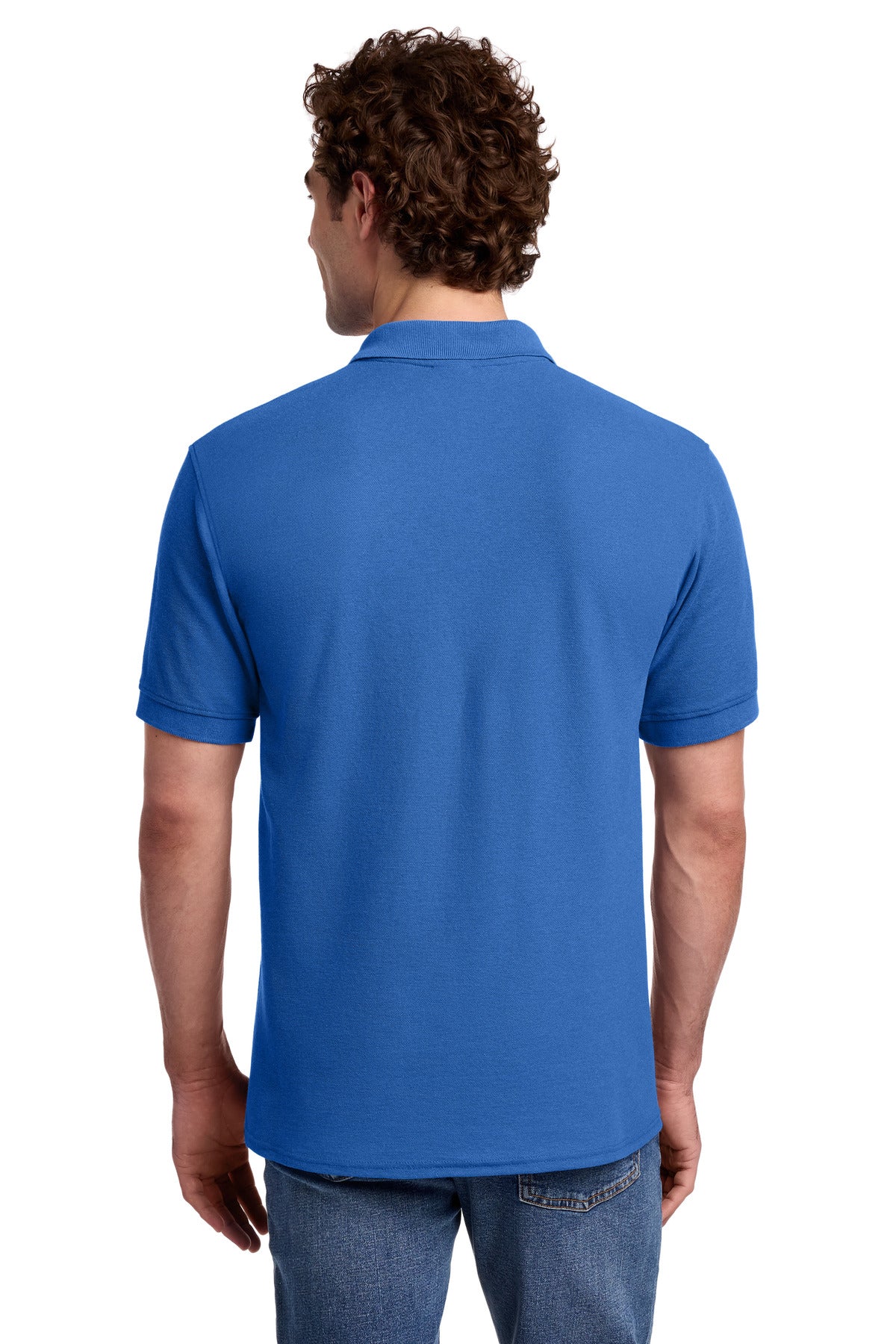 Port & Co Core Blend Pique Polo - Royal