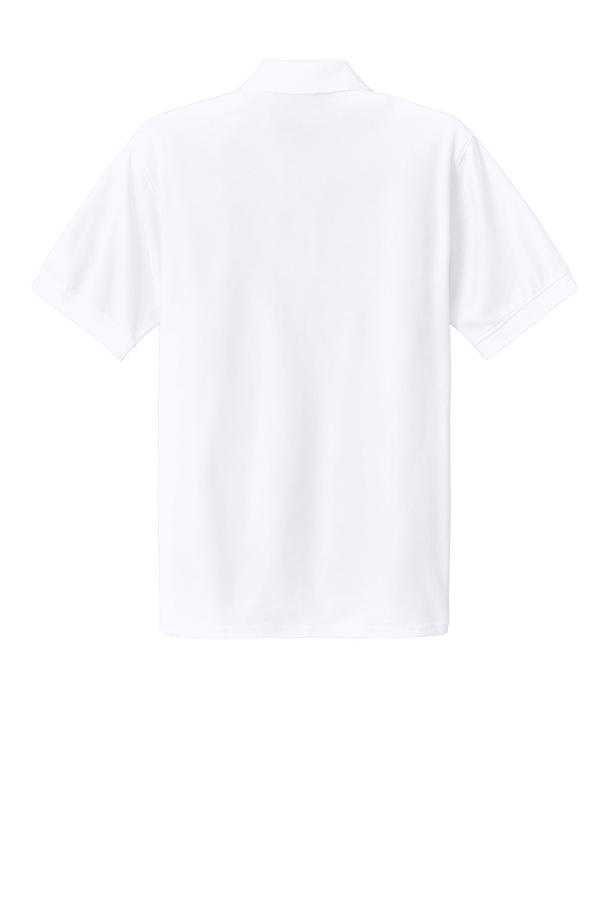 Port & Co Core Blend Pique Polo - White
