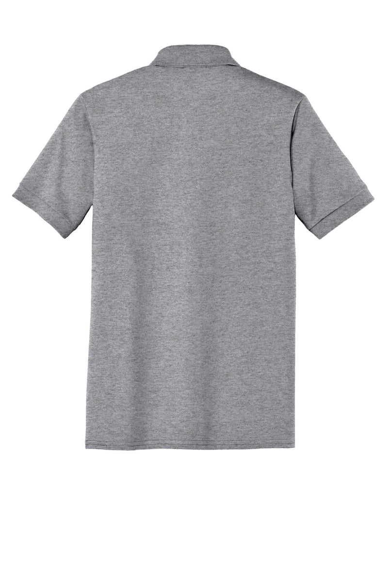 Port & Co Core Blend Jersey Knit Pocket Polo - Athletic Heather