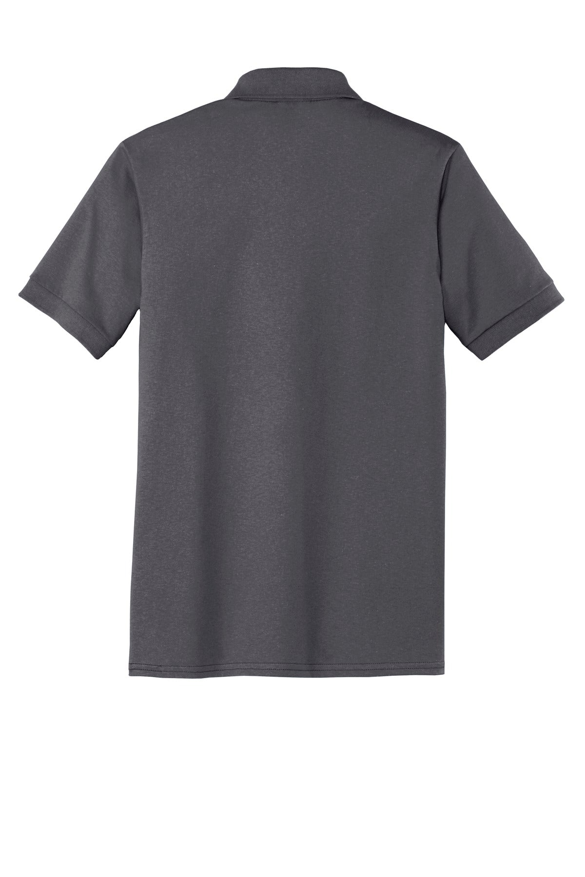 Port & Co Core Blend Jersey Knit Pocket Polo - Charcoal