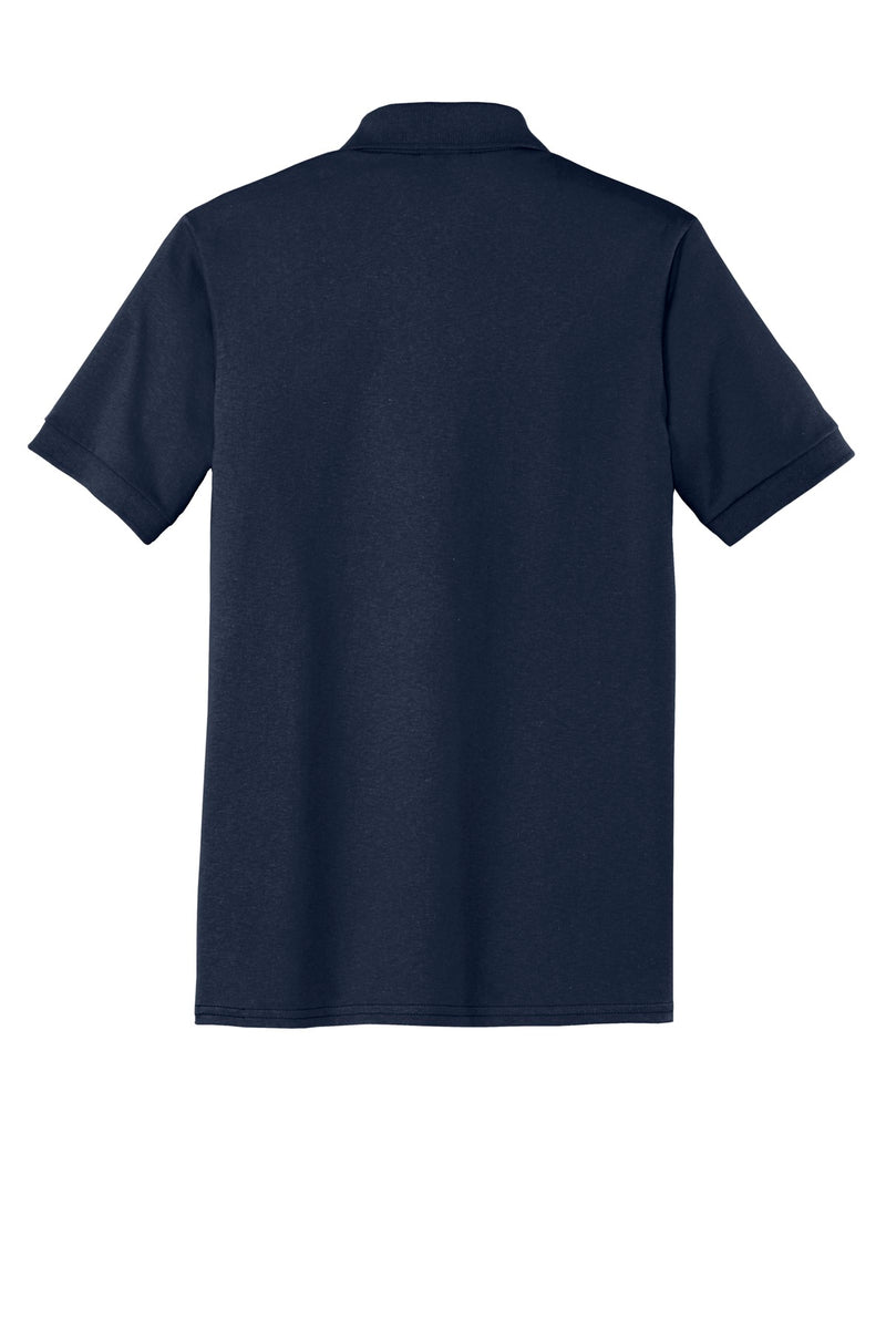 Port & Co Core Blend Jersey Knit Pocket Polo - Deep Navy