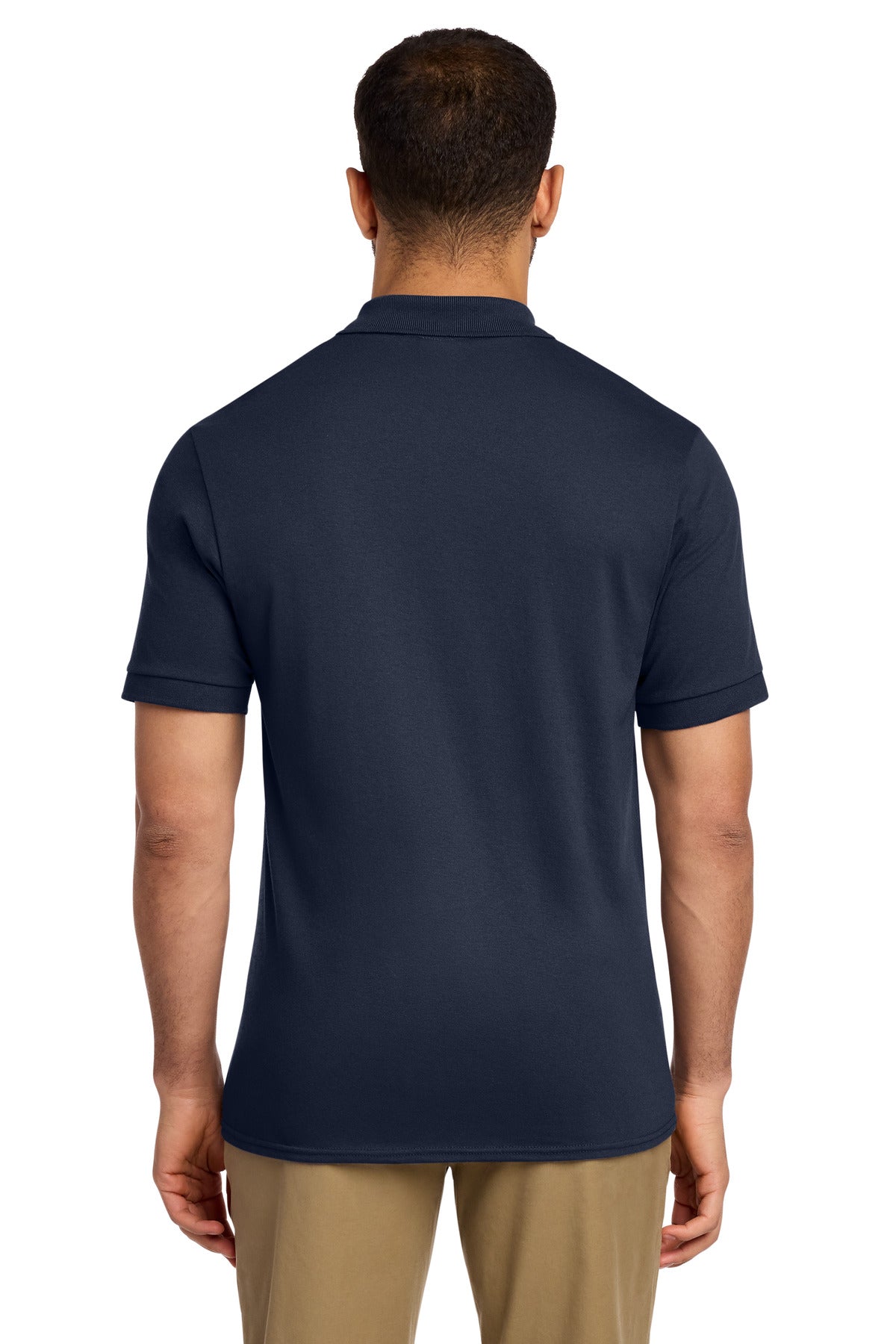 Port & Co Core Blend Jersey Knit Pocket Polo - Deep Navy