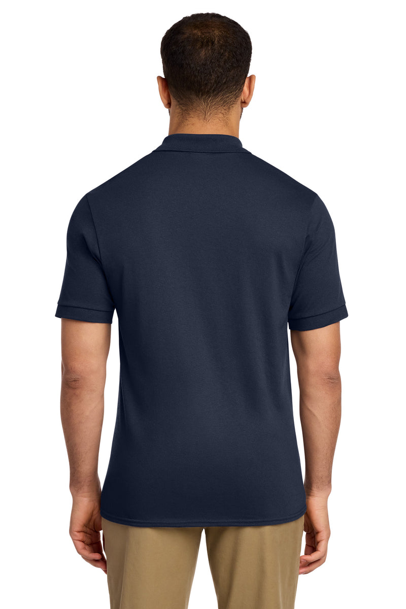 Port & Co Core Blend Jersey Knit Pocket Polo - Deep Navy