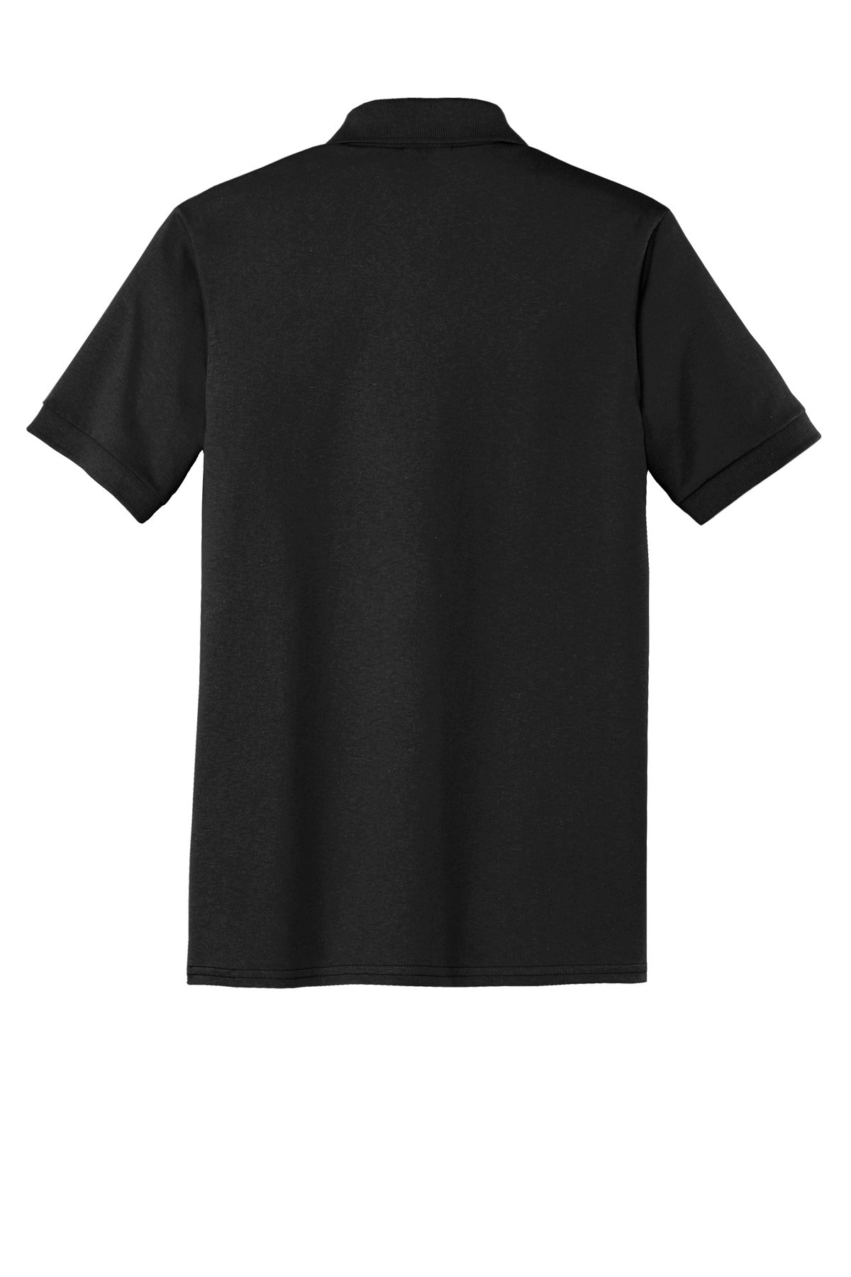 Port & Co Core Blend Jersey Knit Pocket Polo - Jet Black