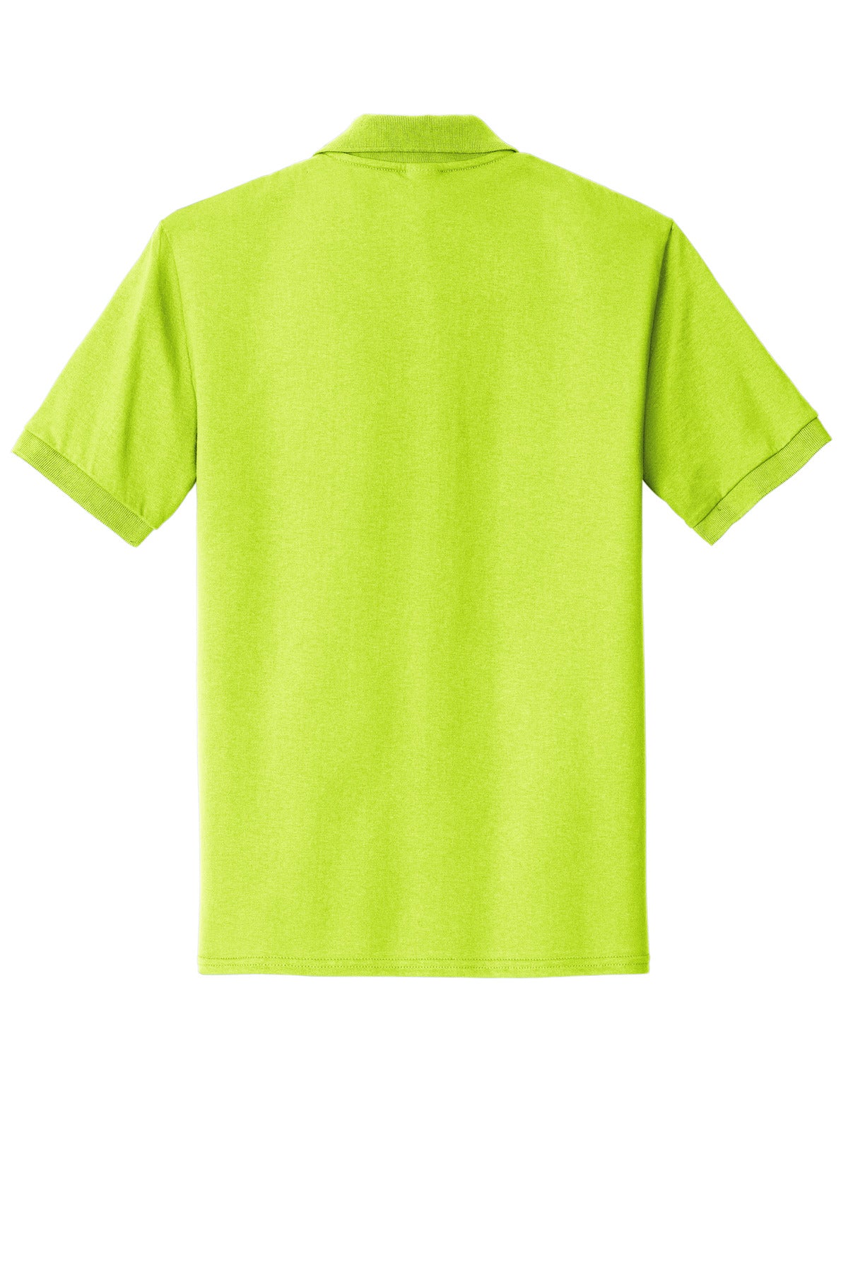 Port & Co Core Blend Jersey Knit Pocket Polo - Safety Green