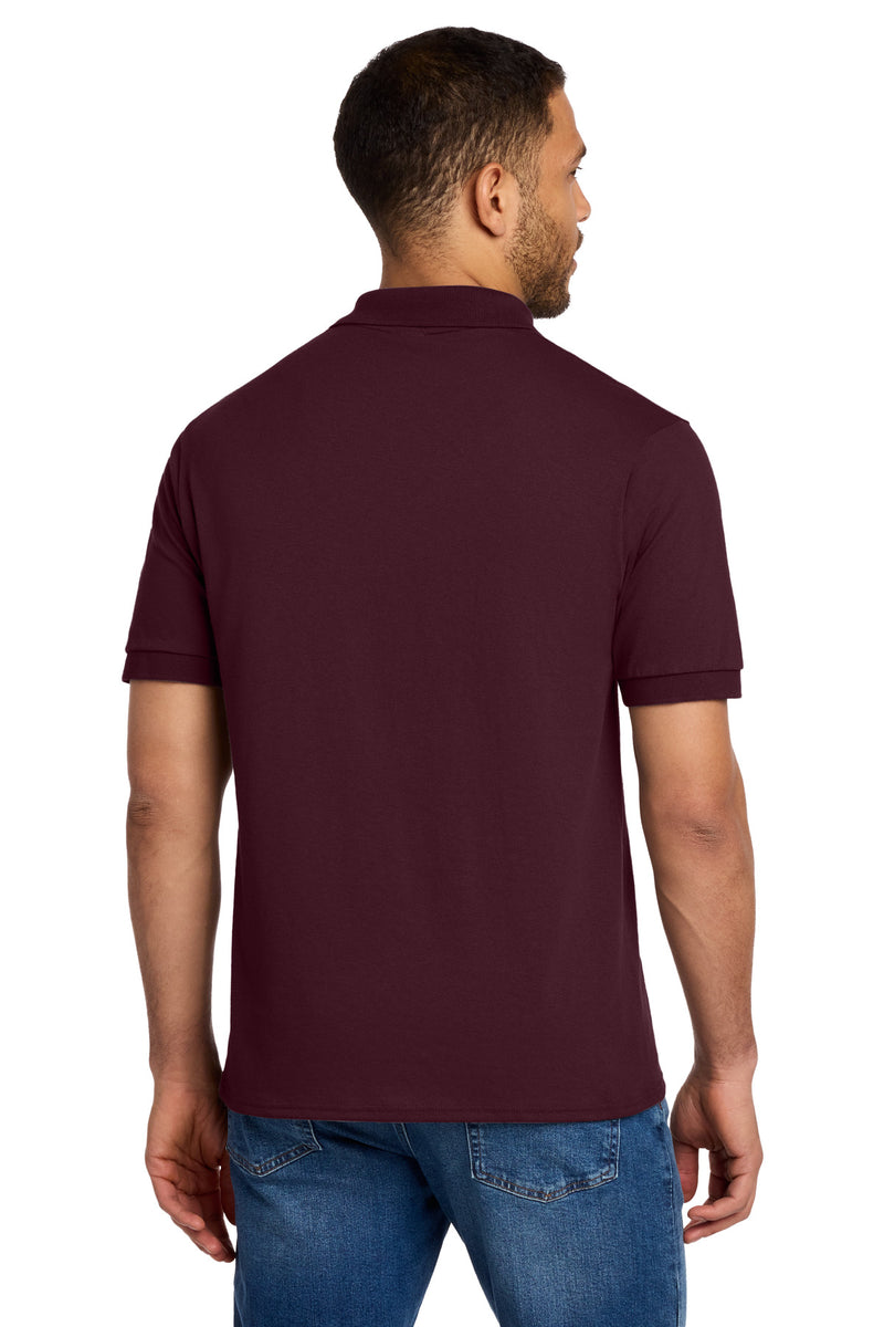 Port & Co Tall Core Blend Jersey Knit Polo - Athletic Maroon