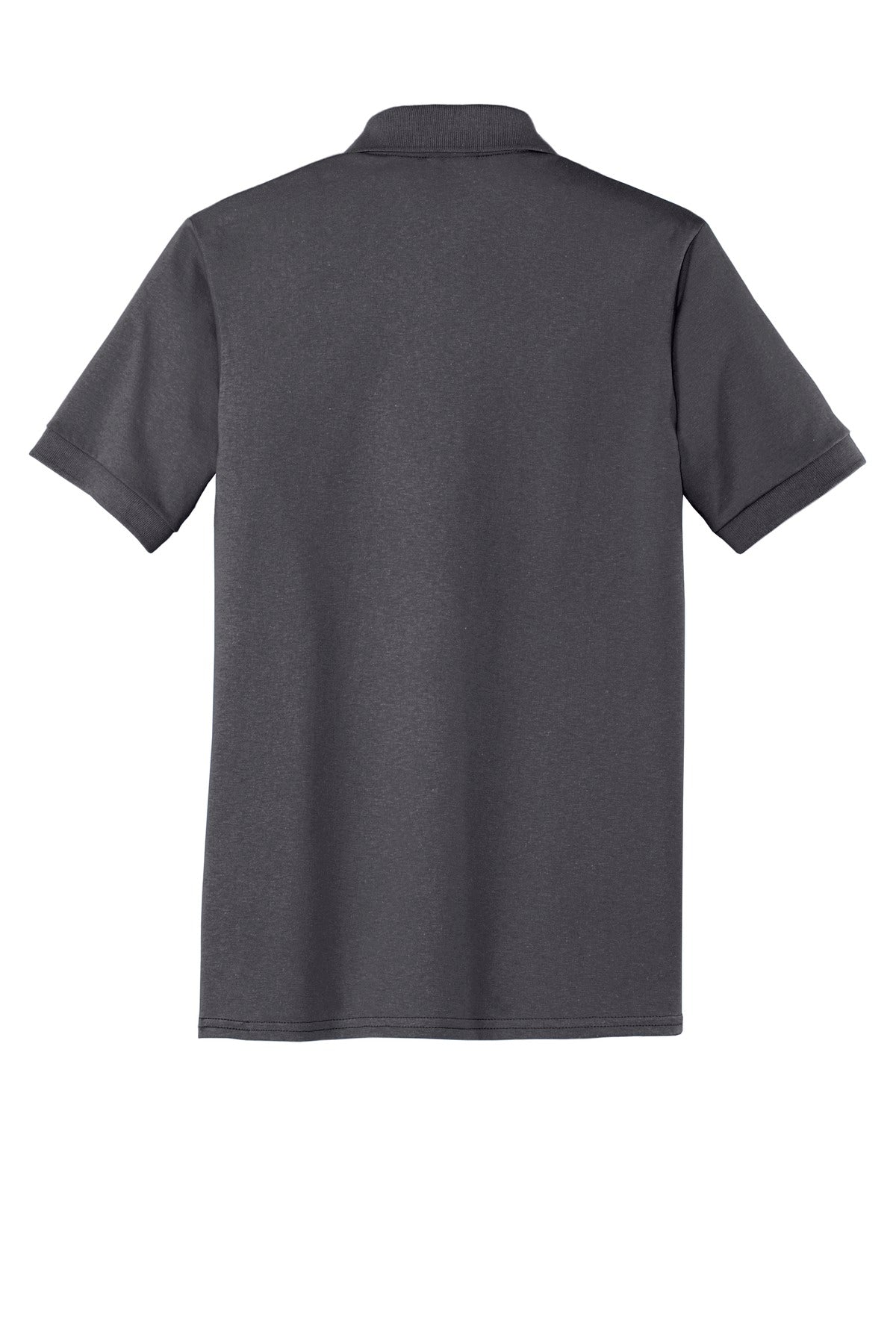 Port & Co Tall Core Blend Jersey Knit Polo - Charcoal
