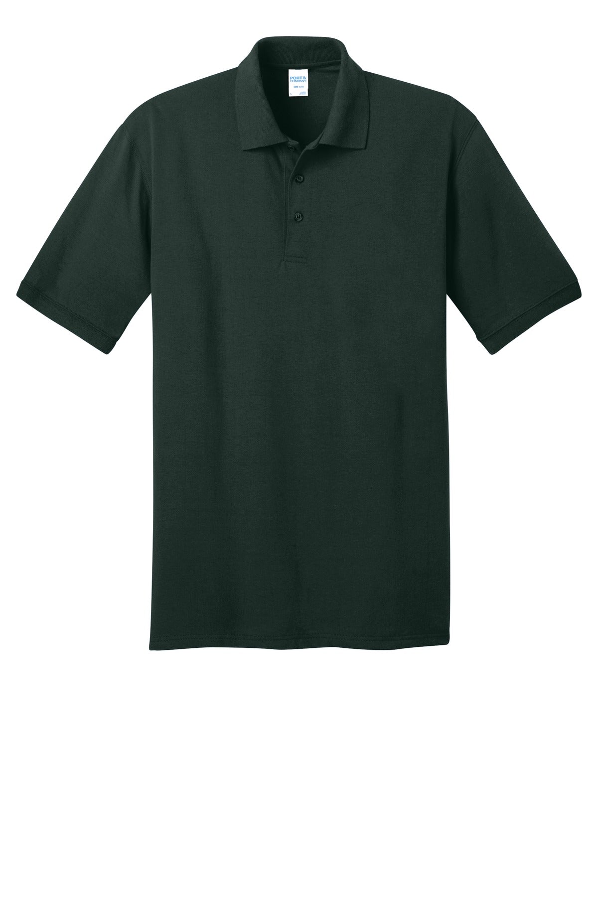 Port & Co Tall Core Blend Jersey Knit Polo - Dark Green