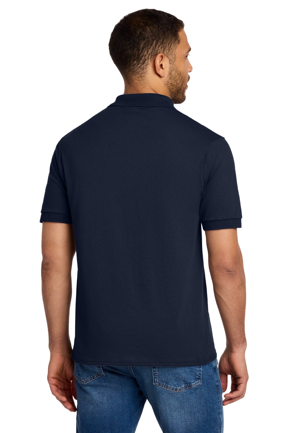 Port & Co Tall Core Blend Jersey Knit Polo - Deep Navy