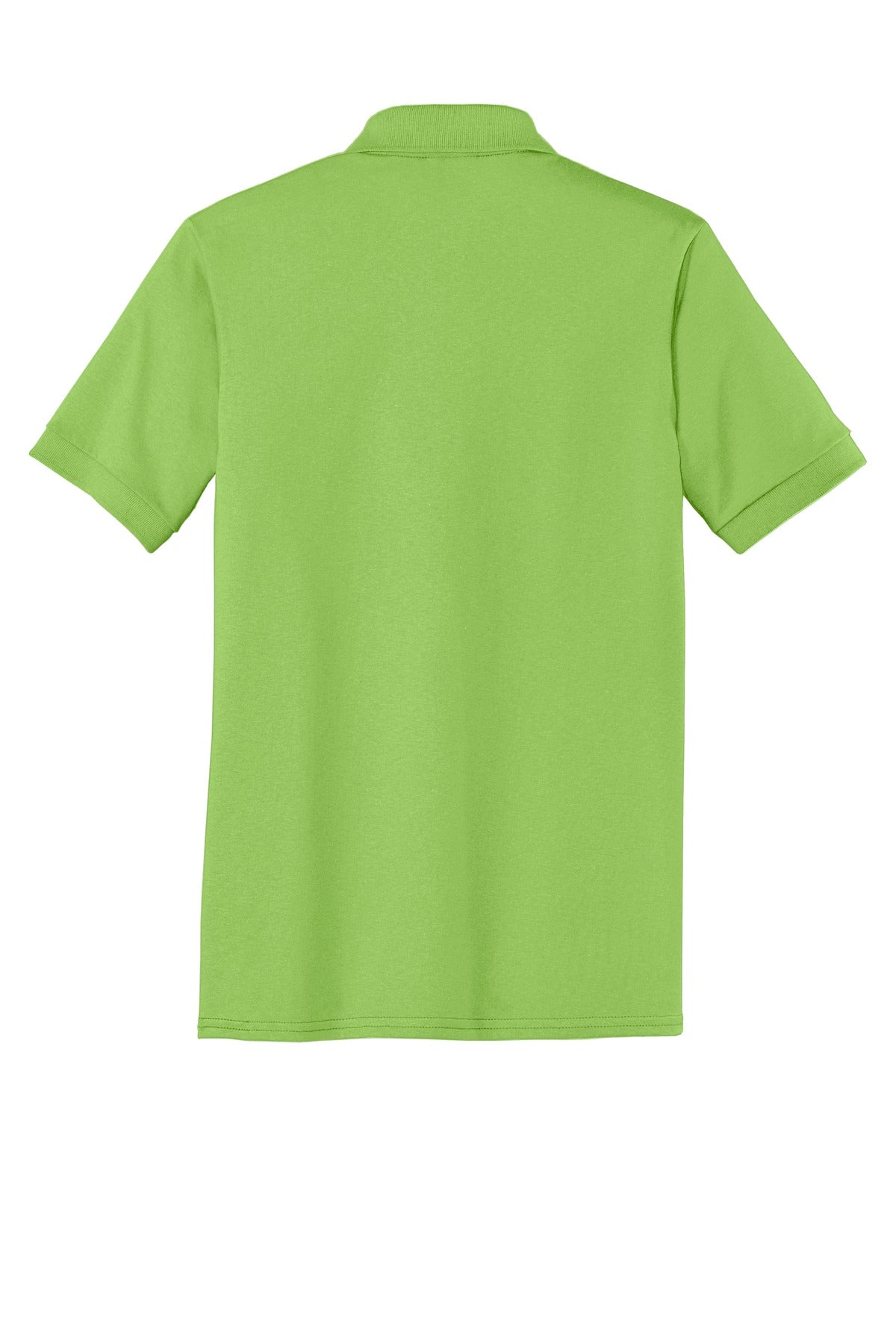 Port & Co Tall Core Blend Jersey Knit Polo - Lime