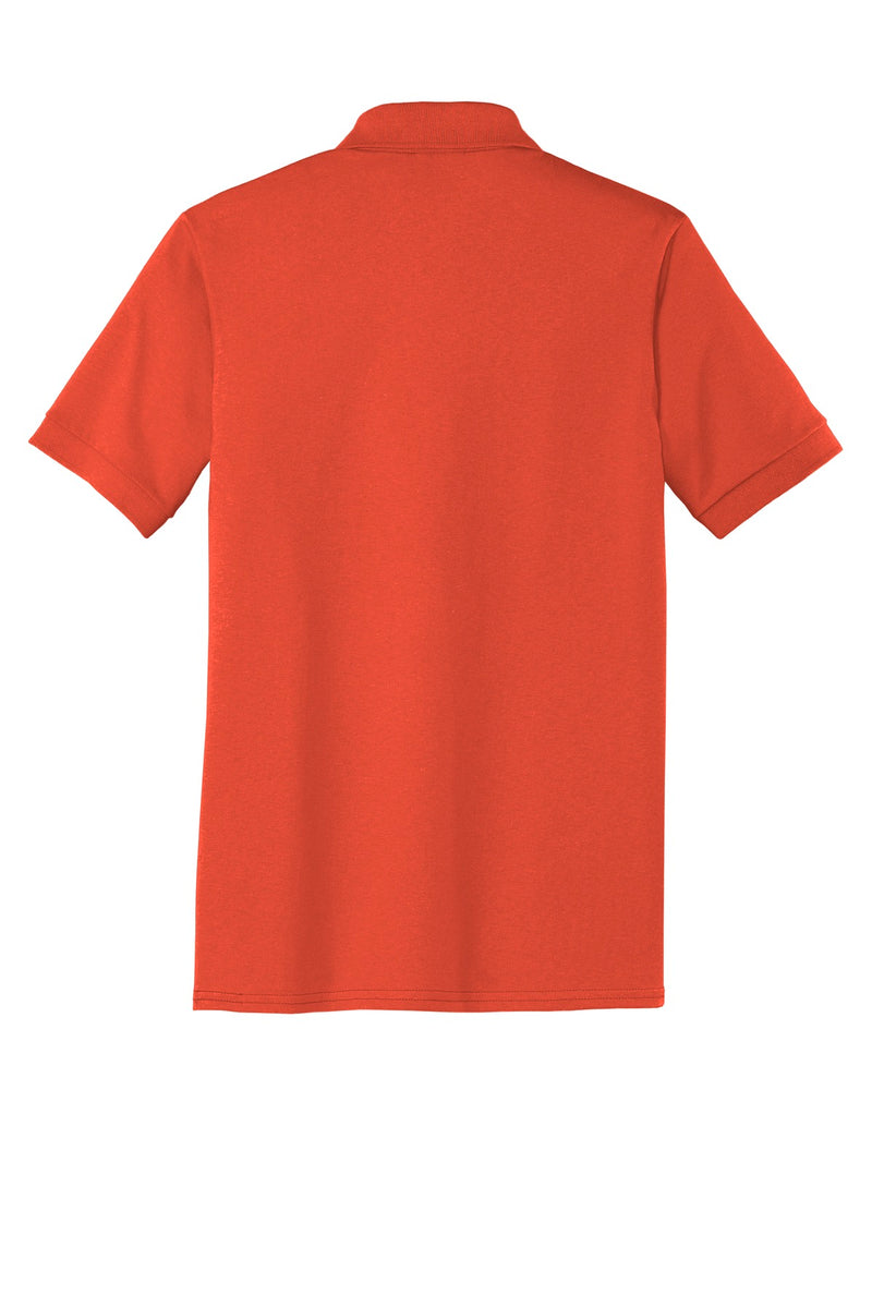 Port & Co Tall Core Blend Jersey Knit Polo - Orange