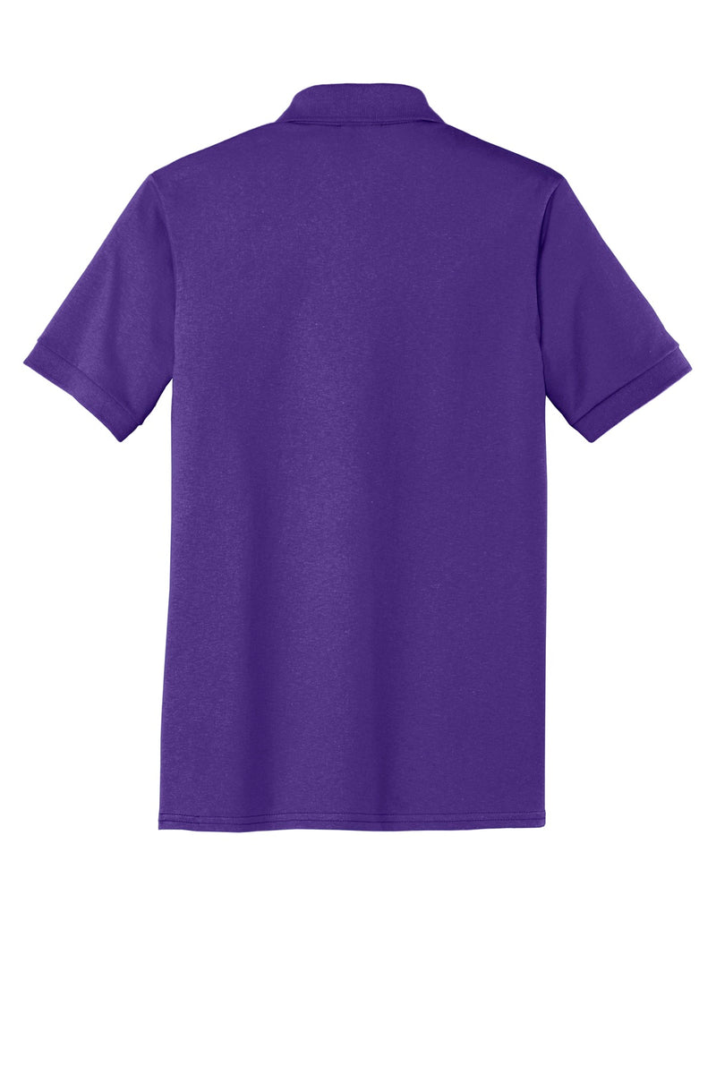 Port & Co Tall Core Blend Jersey Knit Polo - Purple
