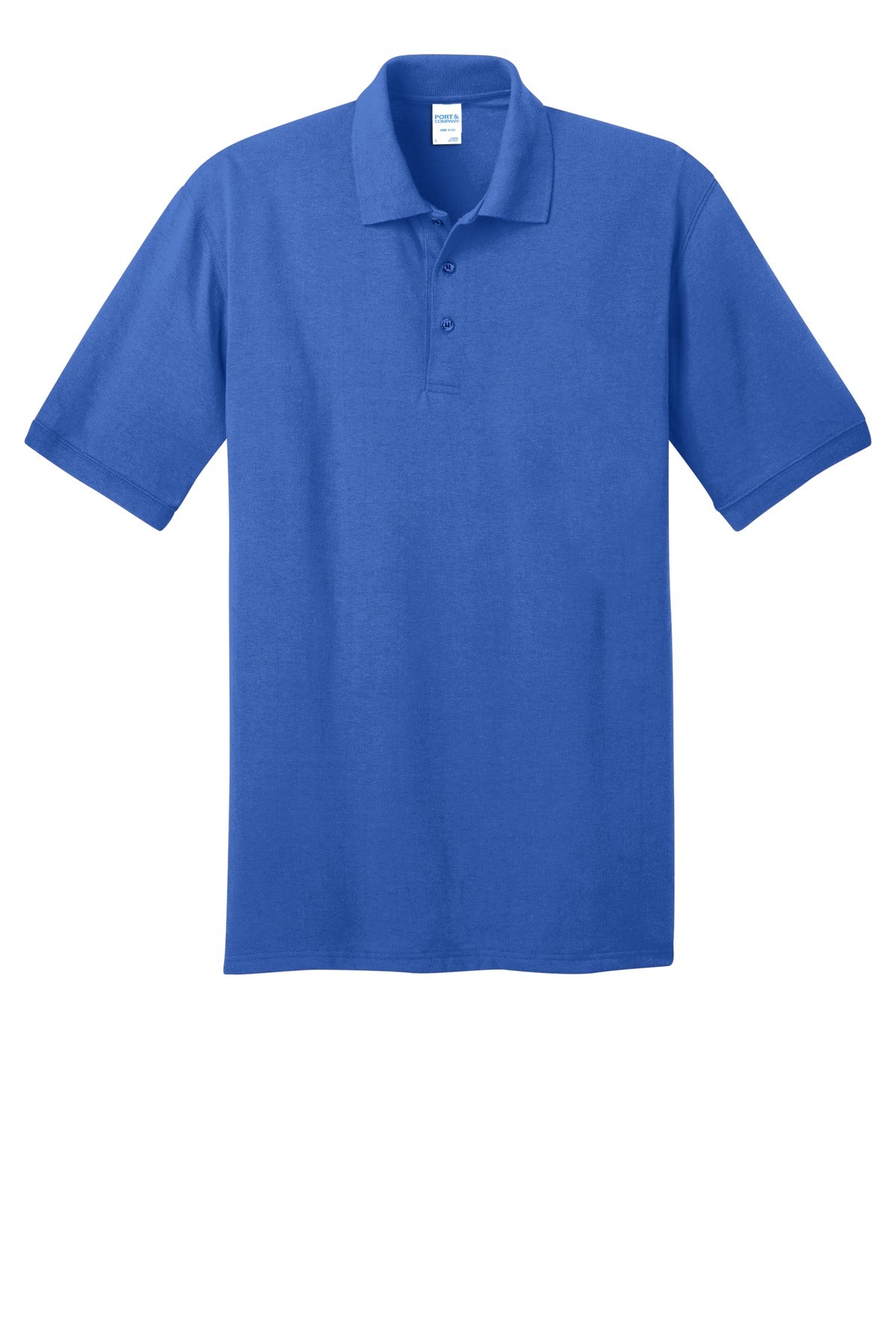 Port & Co Tall Core Blend Jersey Knit Polo - Royal