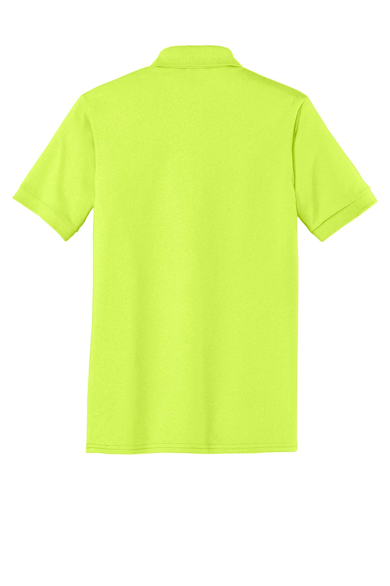 Port & Co Tall Core Blend Jersey Knit Polo - Safety Green
