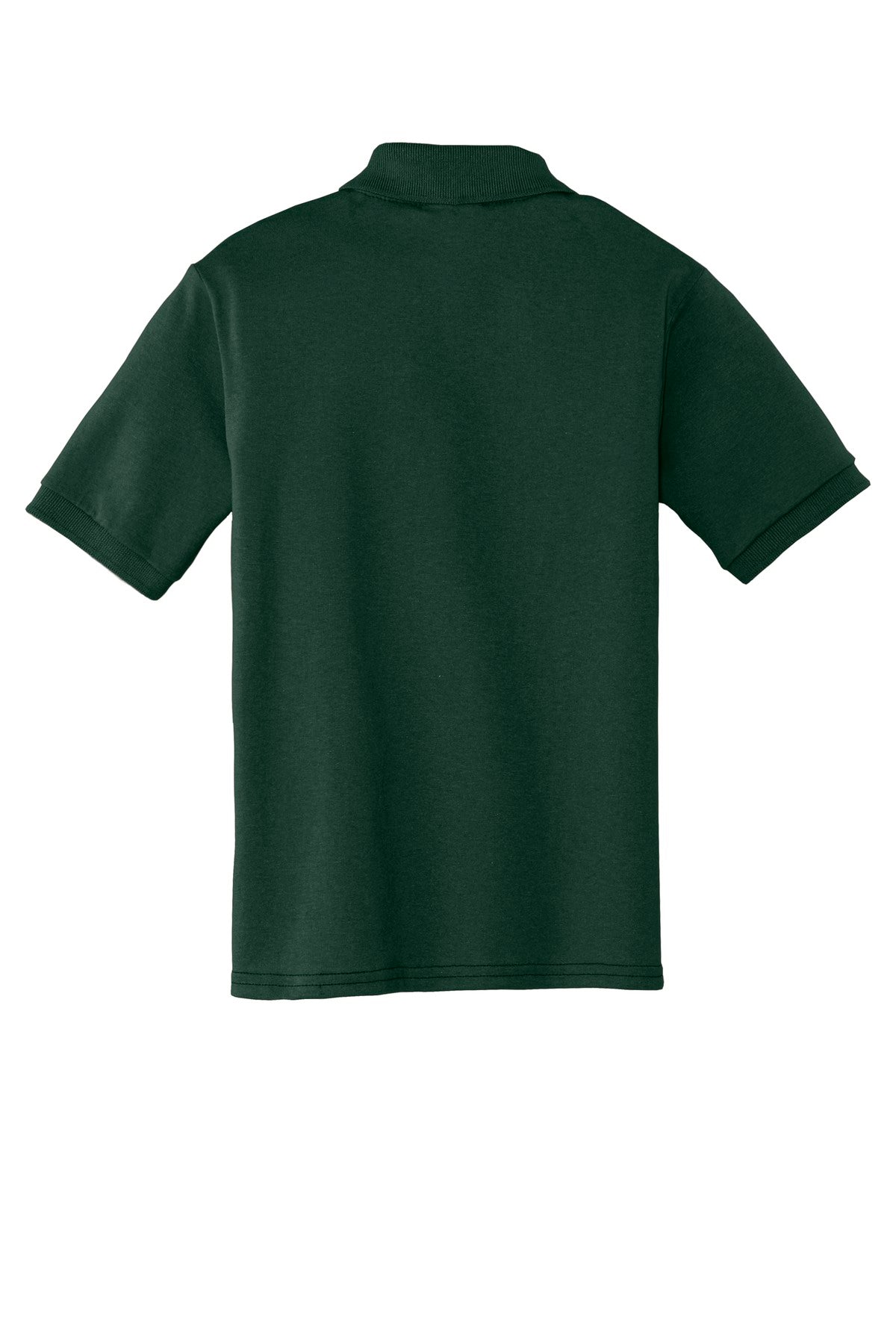 Port & Co Youth Core Blend Jersey Knit Polo - Dark Green
