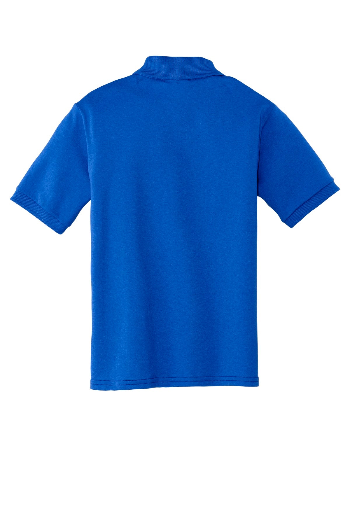 Port & Co Youth Core Blend Jersey Knit Polo - Royal