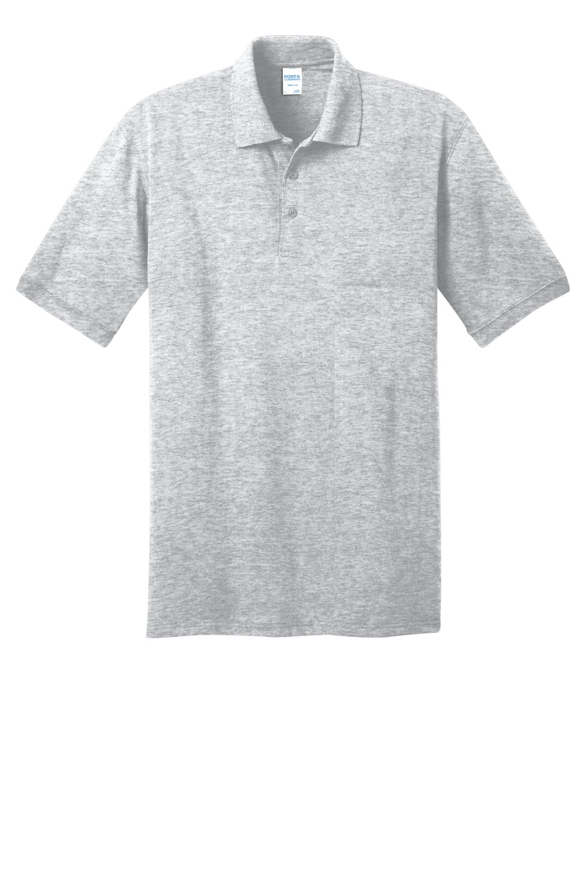 Port & Co Core Blend Jersey Knit Polo - Ash